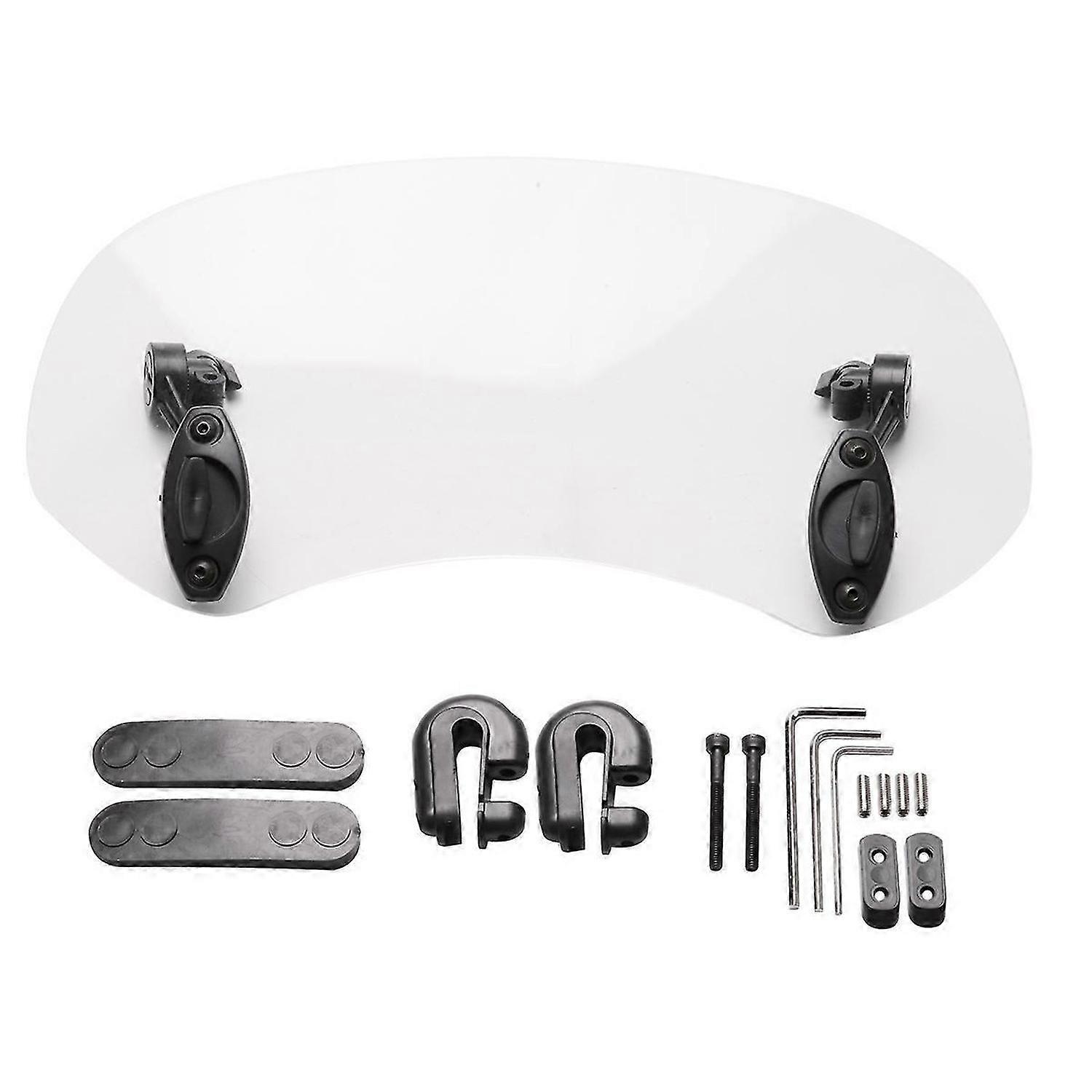 Transparent Color Universal Motorcycle Adjustable Wind Screen