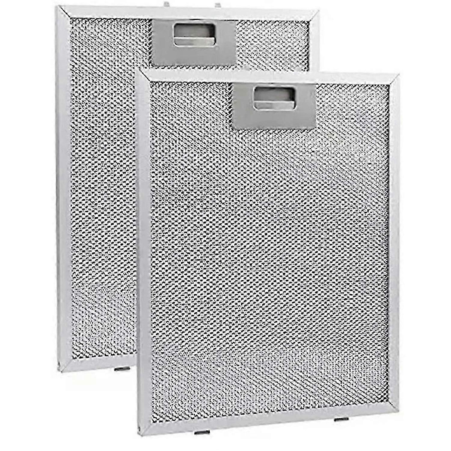 2PCS Cooker Hood Filters Metal Mesh Extractor Vent Filter