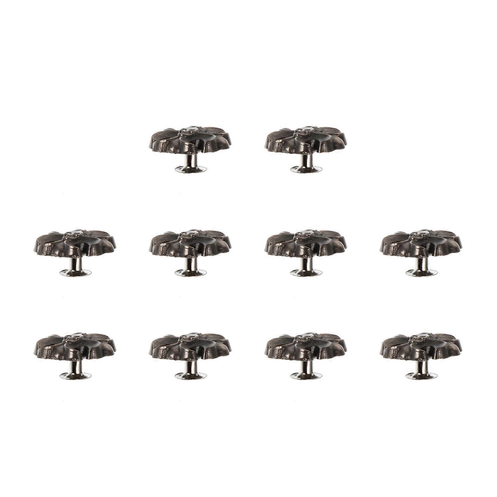 Gold Metal Decoration Cross Ghost Rivets for DIY Accessories 10Sets