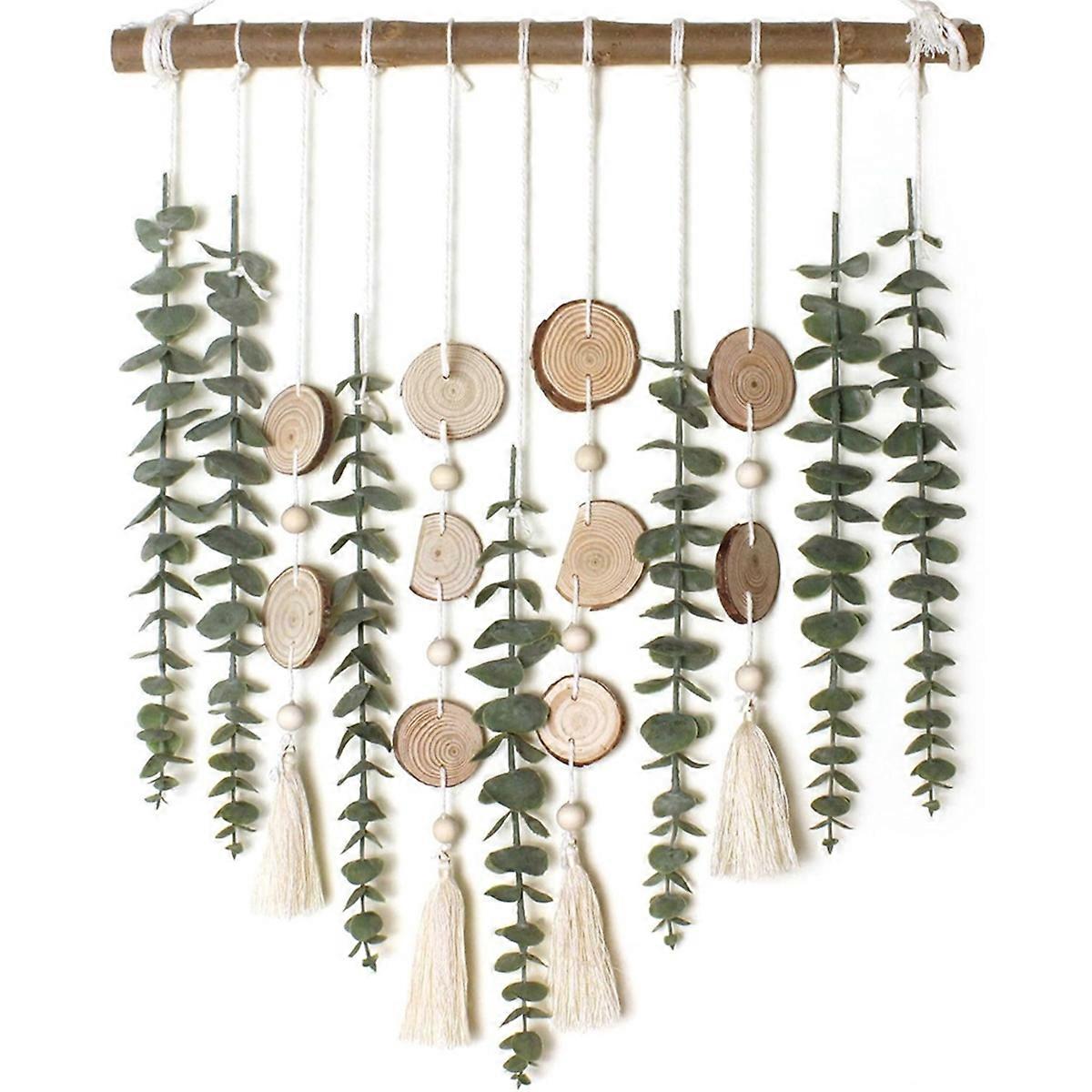 Wall Decor Artificial Eucalyptus Farmhouse Wall Hanging Greenery