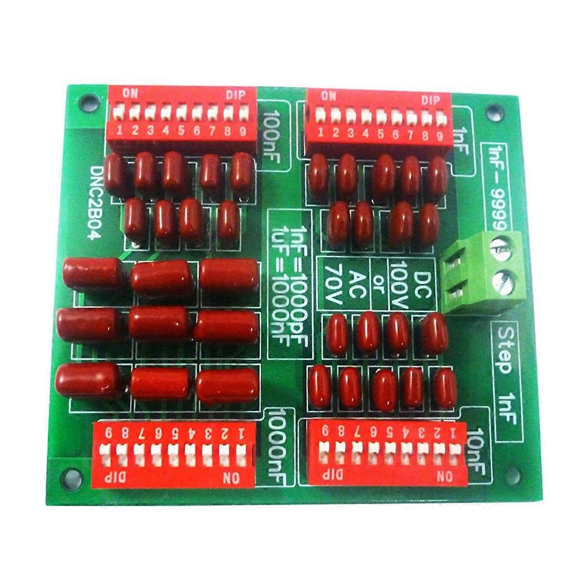 Dnc2B04 1Nf to 9999Nf Step-1Nf Programmable Capacitor Board,No Case