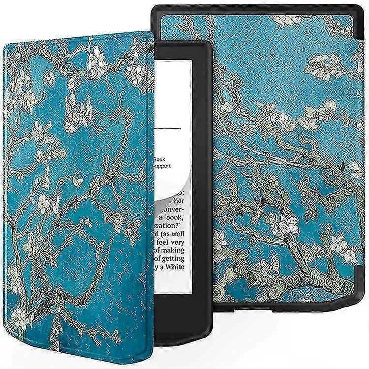 Pattern Print TPU and PU Cover for Pocketbook Verse Lite Pro PB634 and Verse PB629 E-Reader Case