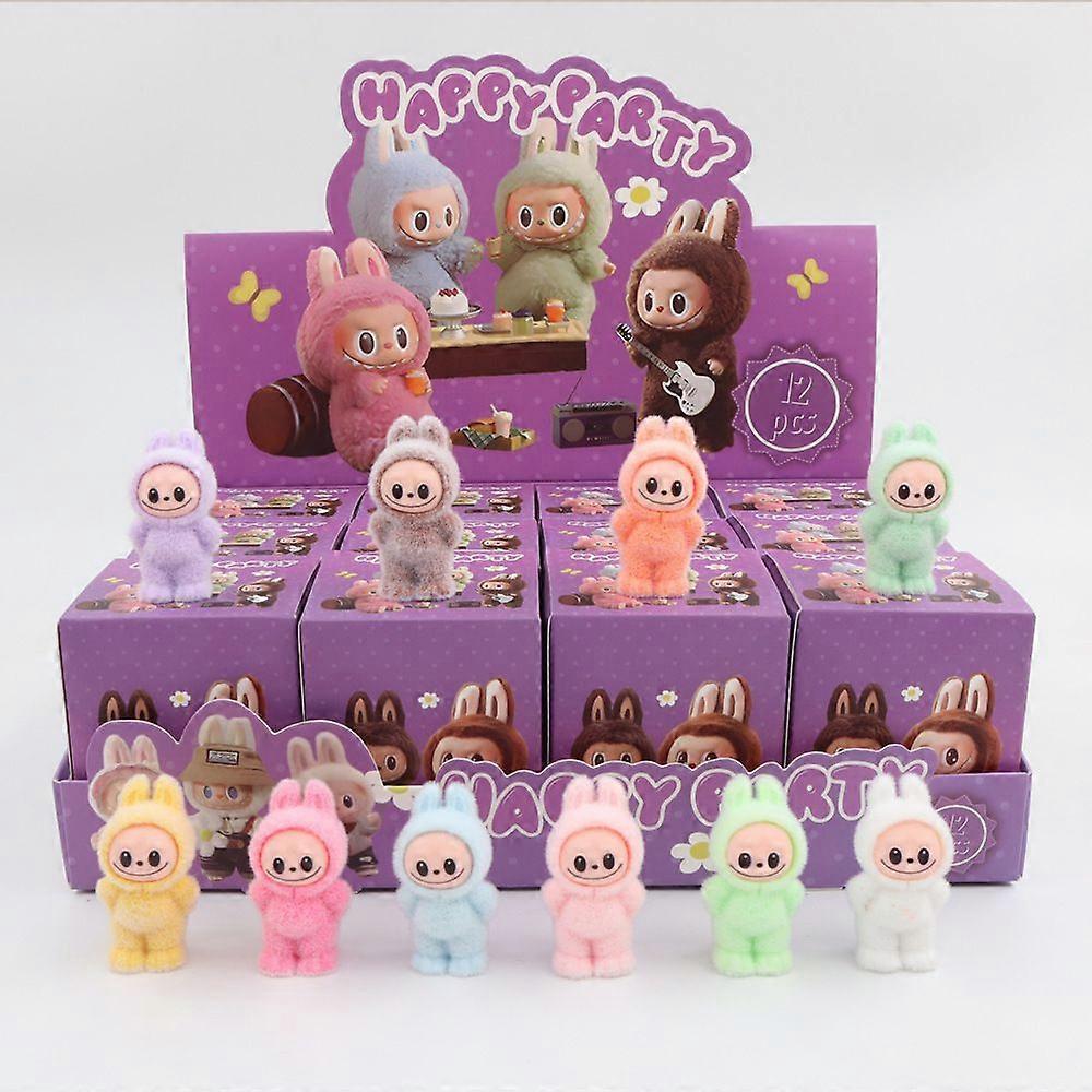 New Flocked Monster Halloween Collectible Toy Blind Box Desktop Decoration for Christmas and Advent