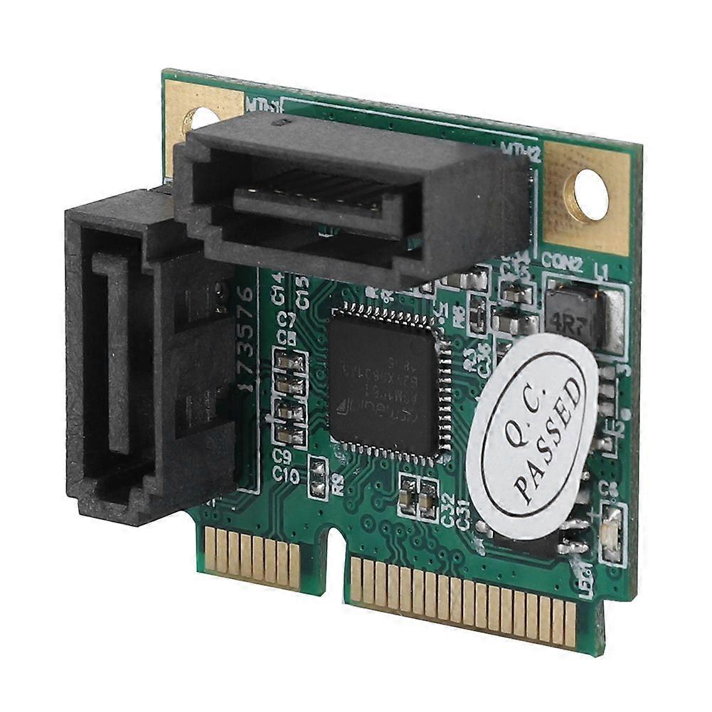 Mini 2 port PCI-e PCI to SATA 3.0 6Gbps Converter Hard Drive Expansion Card for Windows