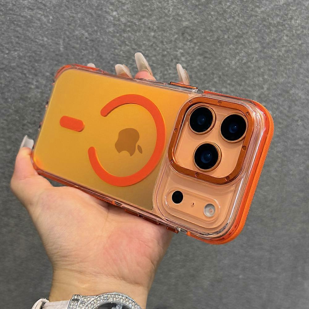 New Laser Gradient Magnetic Phone Case For iPhone 17 Pro Max 17Pro 17Air 12 13 14 15 16 Pro Max 16e For Magsafe Shockproof Cover