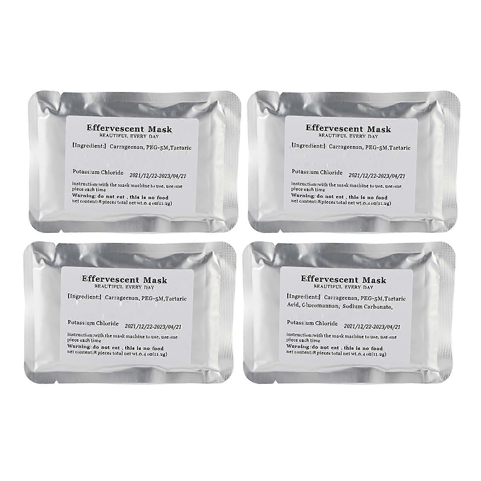 Lot de 32 capsules de collagène éclaircissantes pour la peau, pour masque facial, fruits frais, utilisation en machine