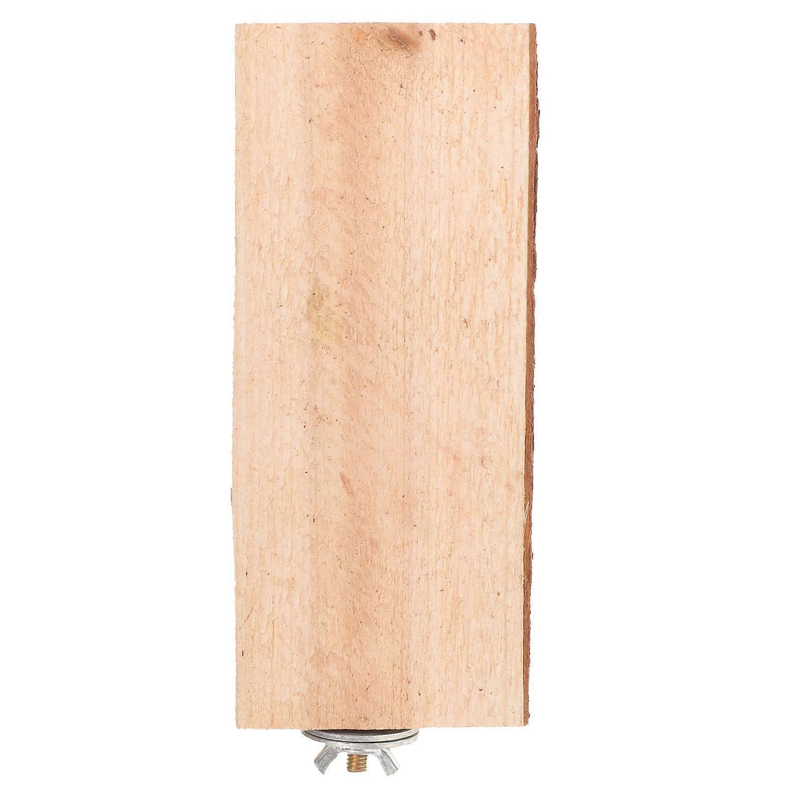 Wood Platform for Hamster Chewing Toy with Jumping 2Pcs