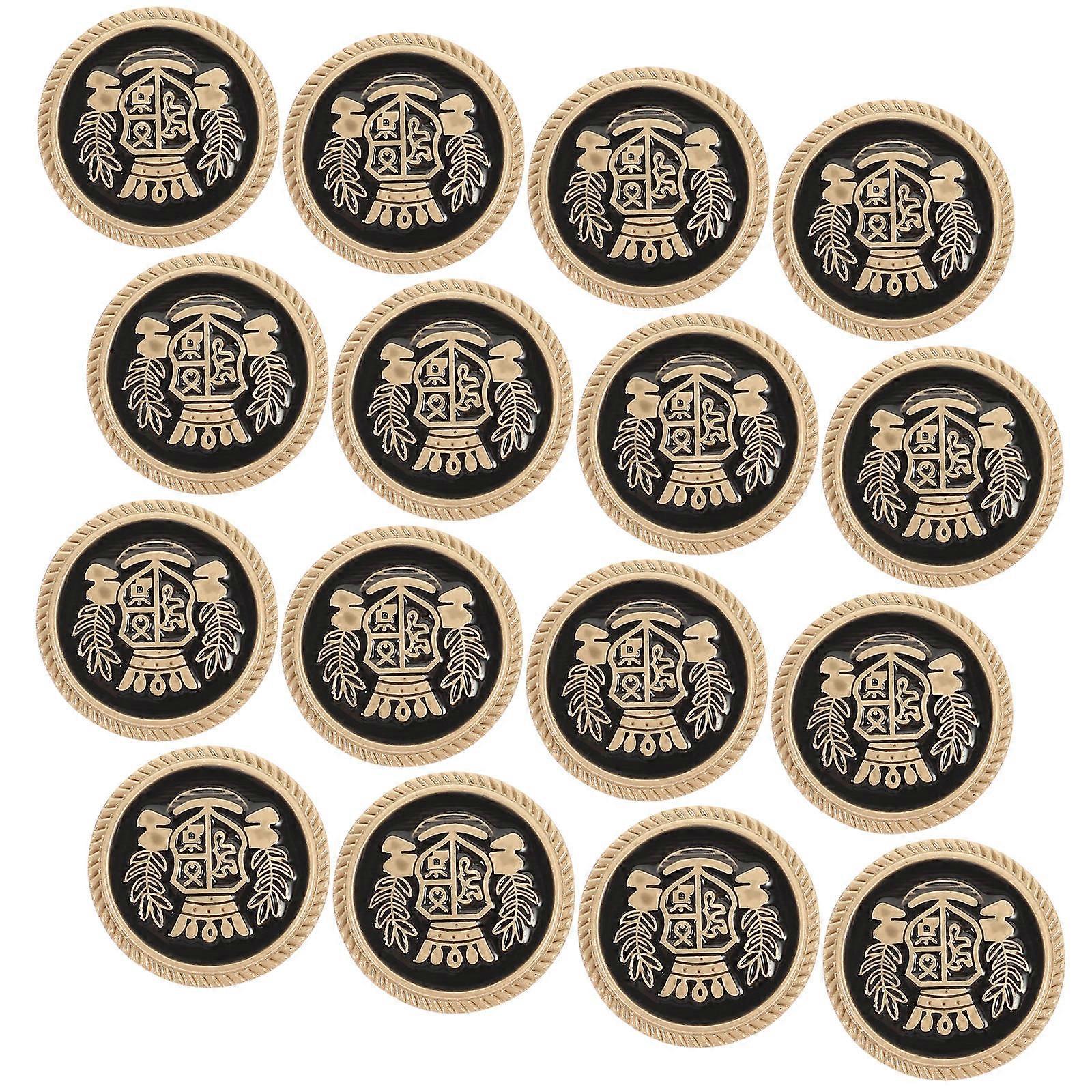 Alloy Golden Sewing Buttons for DIY Crafts 40Pcs Decorative Buttons
