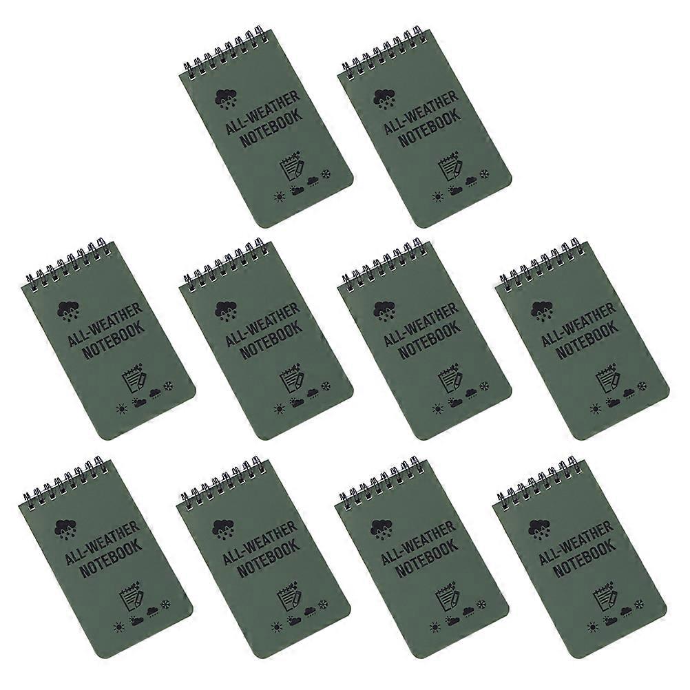 Spiral Waterproof Notebook Small Mini Notepad for Outdoor Use 20Pcs