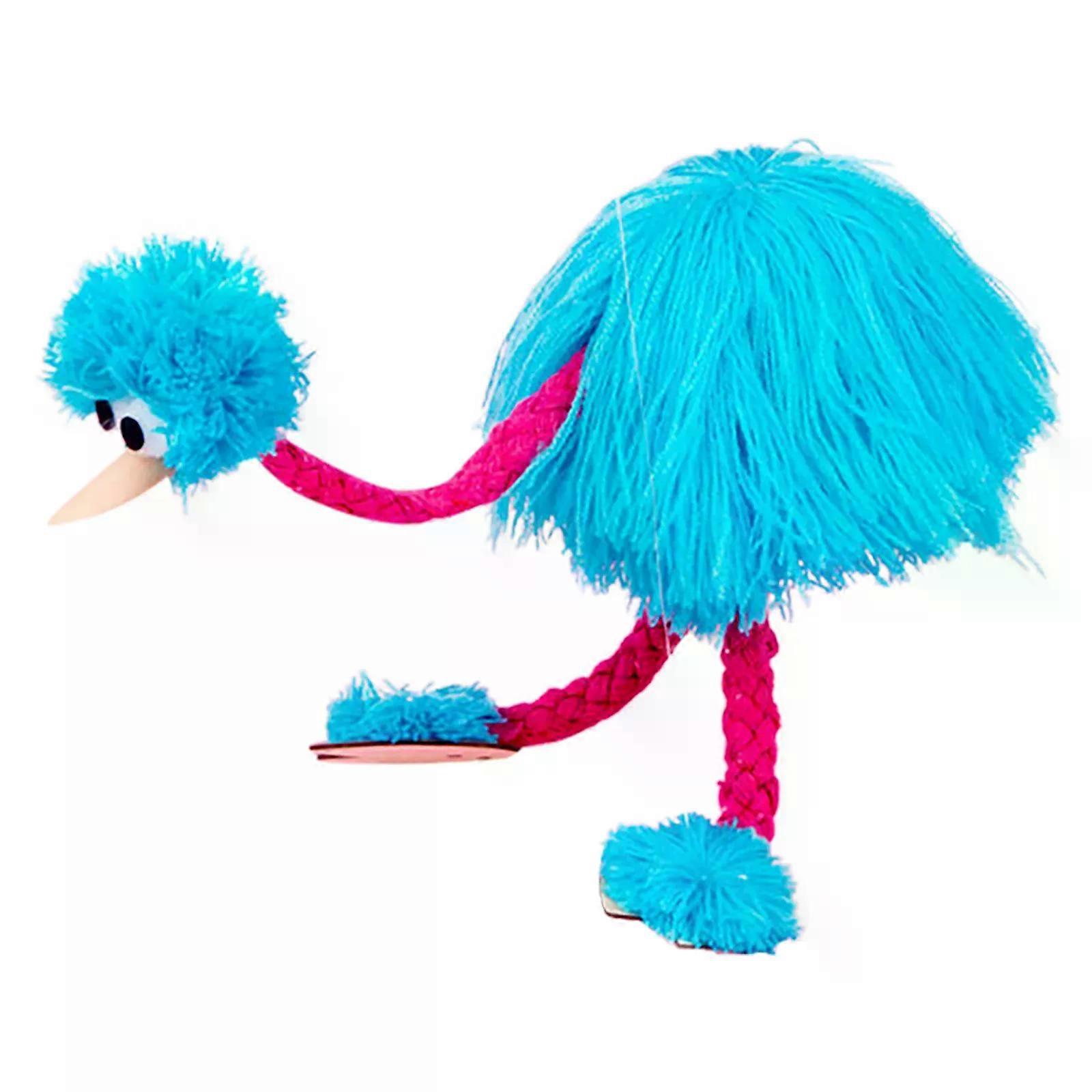 Marionette Animal Hand Puppets For Kids Bird String Puppet Parent Child Interactive Educational Toys suministros para fiestas