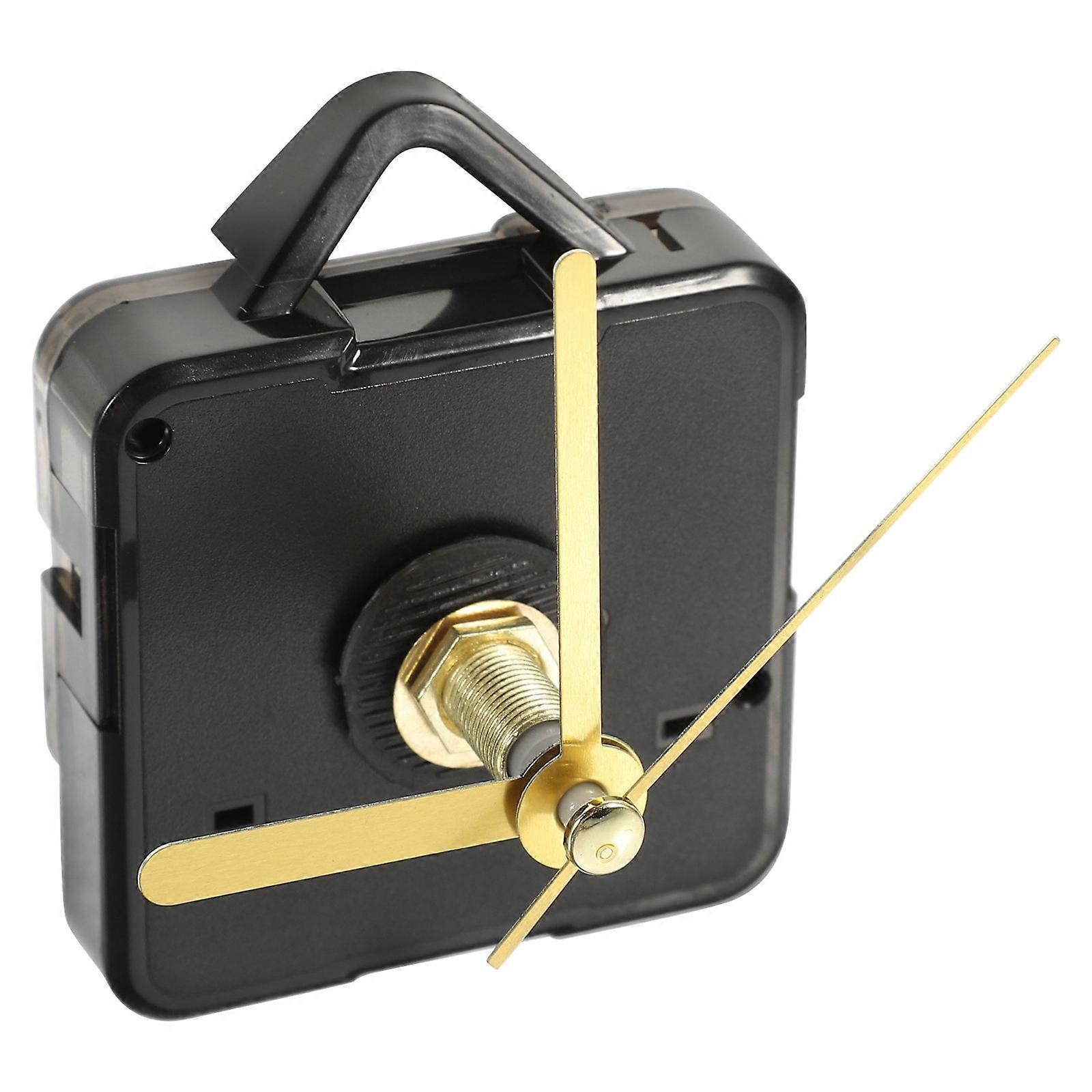 DIY Clock Mechanism Kit for Replacement Clock Movement 3Sets Black Plastic