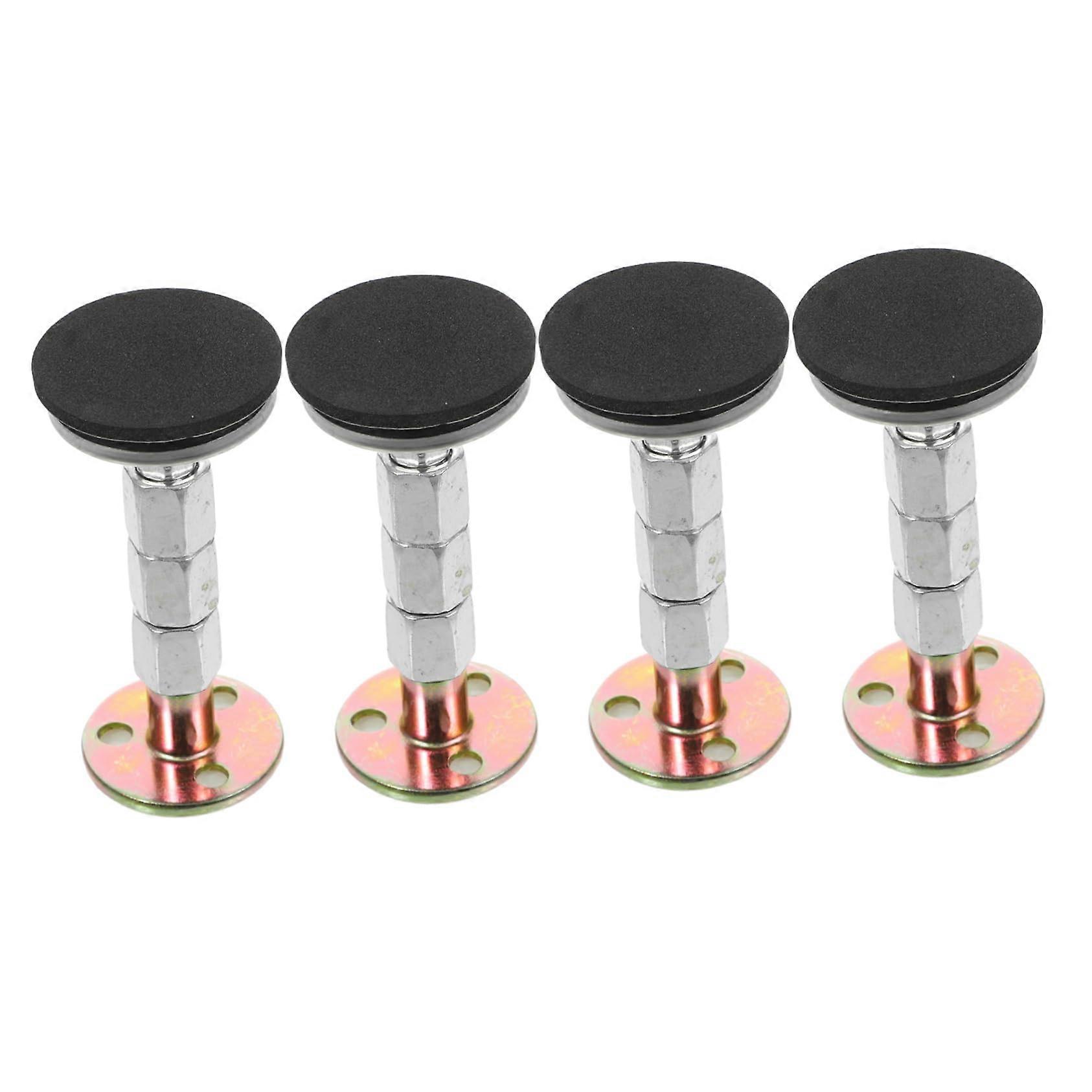 Adjustable Metal Bedside Stabilizer 4Pack AntiSloshing Actuator For Tables Sofas Beds Chairs AntiSlip Fixator