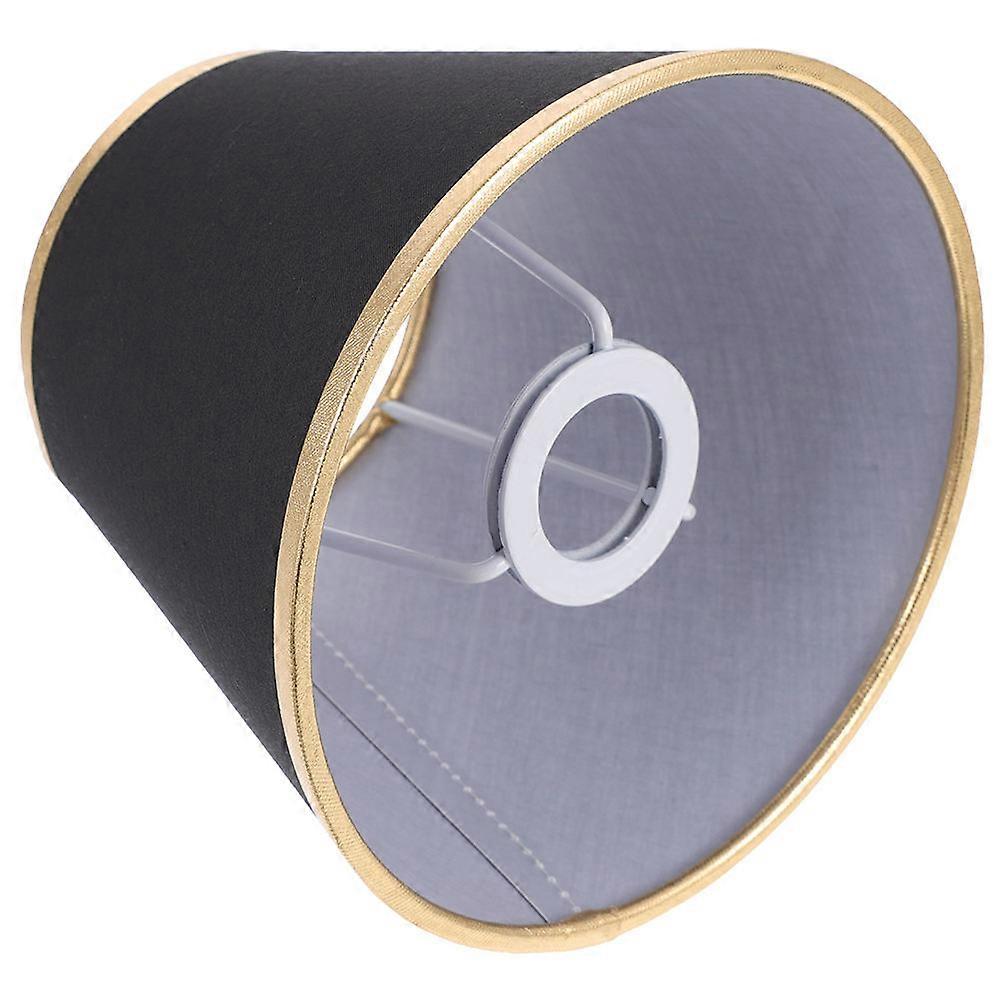 Table Lamp Shade Fabric Decorative for Light Cover 3Pcs Black Color