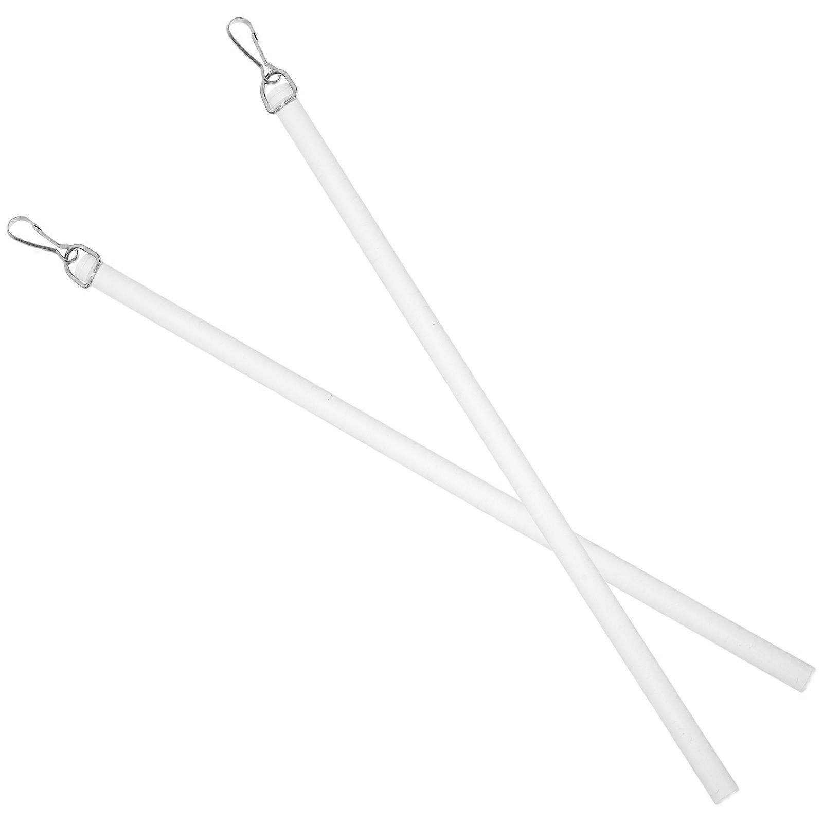 Curtain Opening Rod Transparent Drapery Wand for Window Use 10Pcs