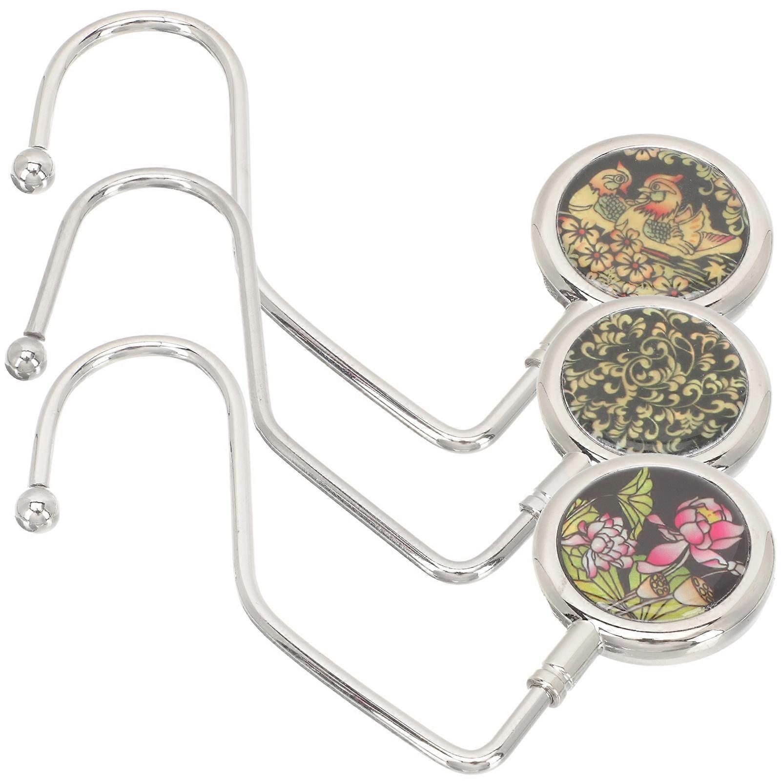 Purse Holder For Desk 15 Pcs Assorted Color Handbag Hangers Designed For Schoolbags Office Home Storage Compact With Convenient Function