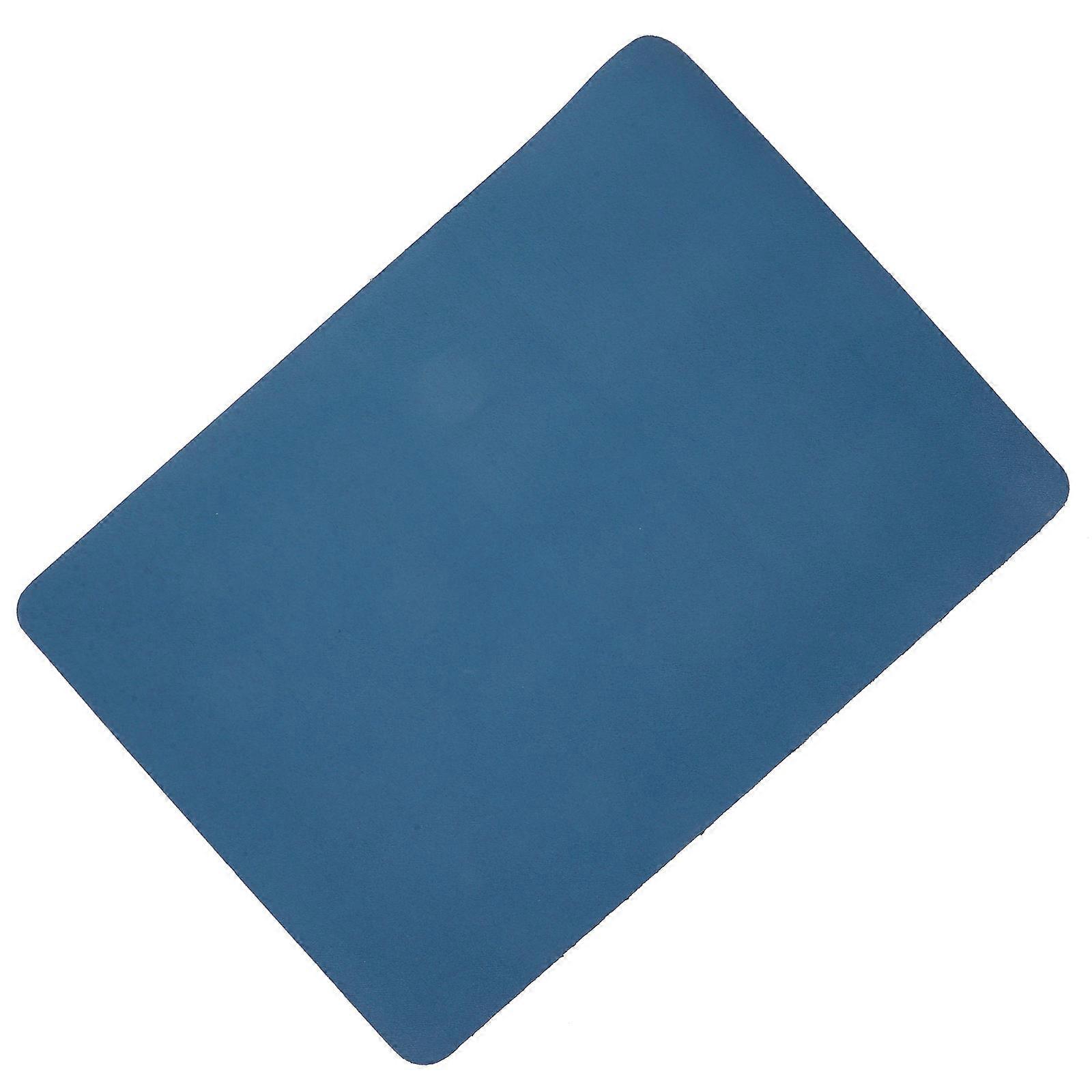 Pet Feeding Mat for Food and Water Spill Protection 4Pcs Dark Blue
