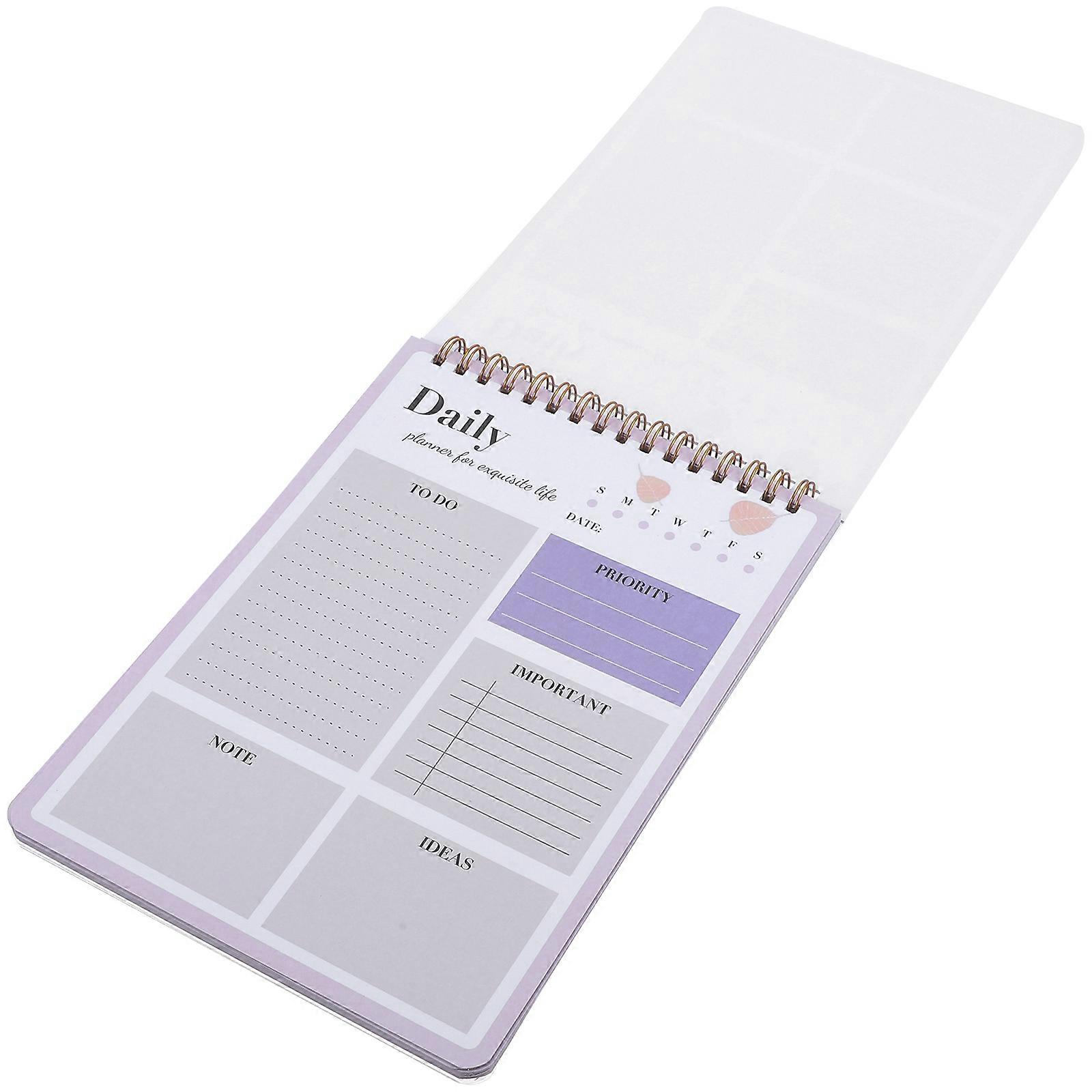 to Do List Notepad Date Planner for Management 4Pcs Efficient Pad