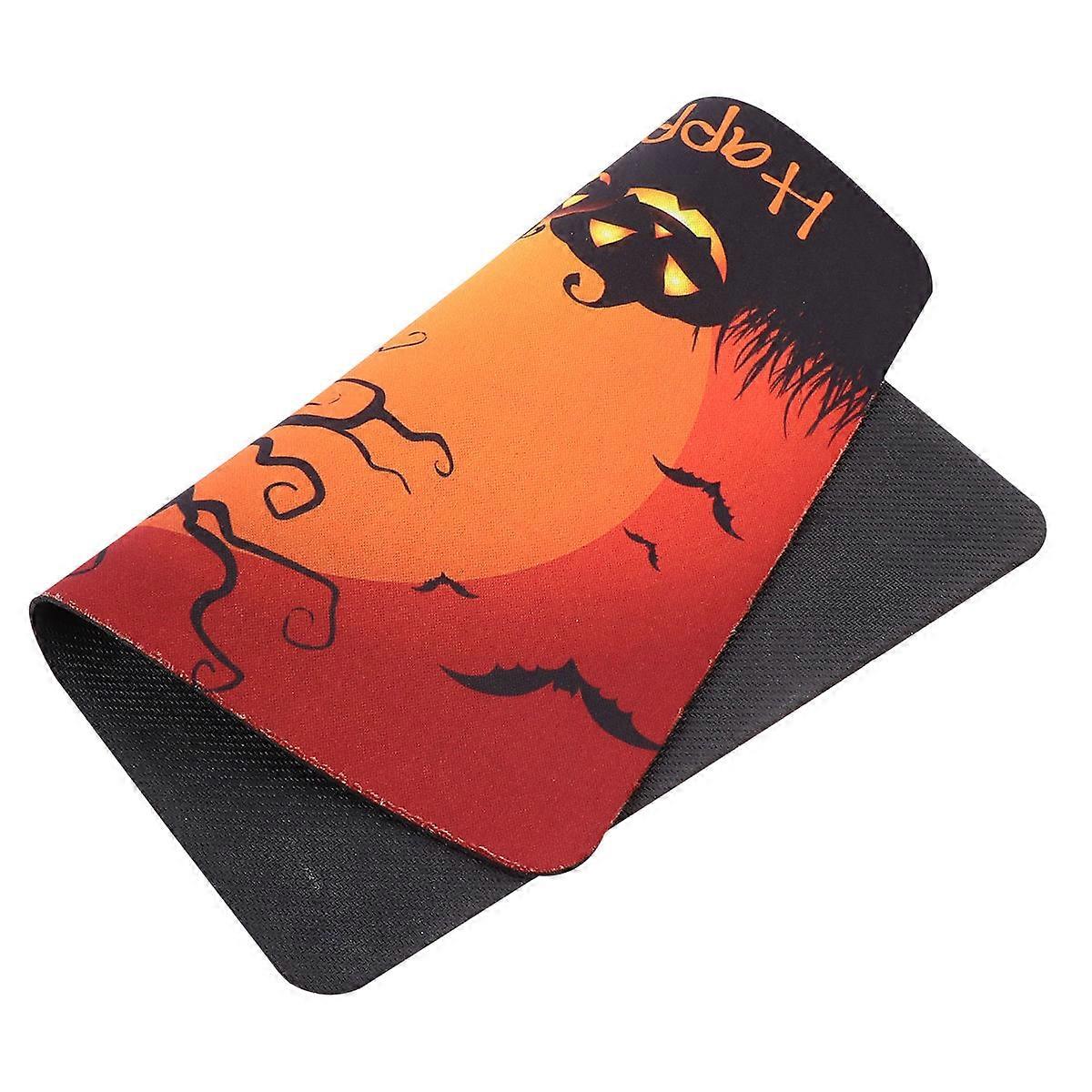 Non Slip Rubber Mouse Mat Halloween Mouse Pad for Computer Use 4Pcs