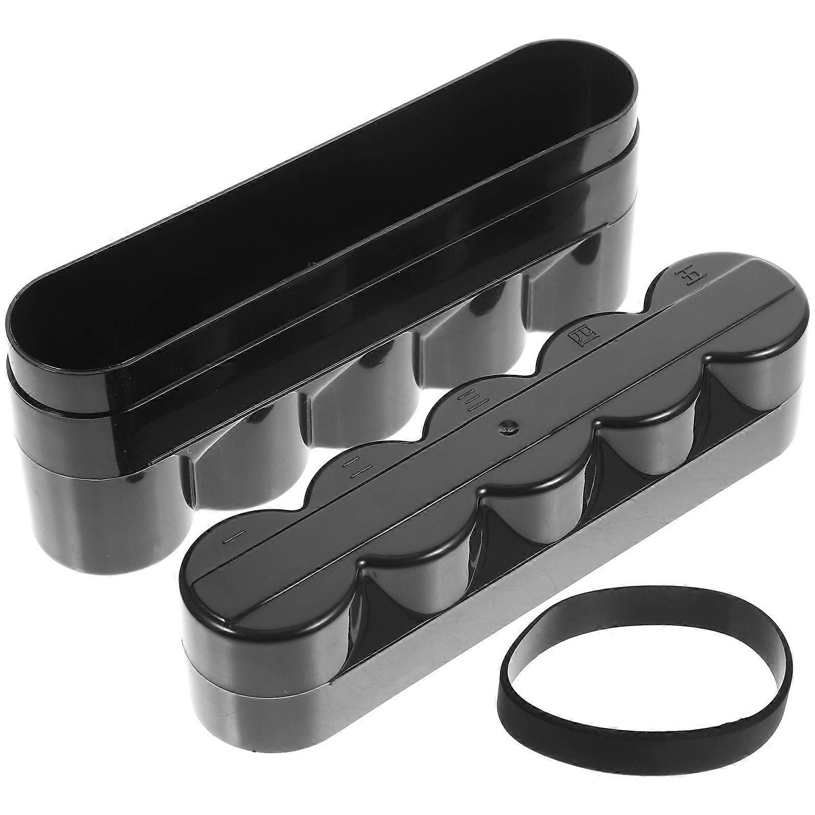 Film Plastic Case Black Hard Storage Box for Storage 3Pcs