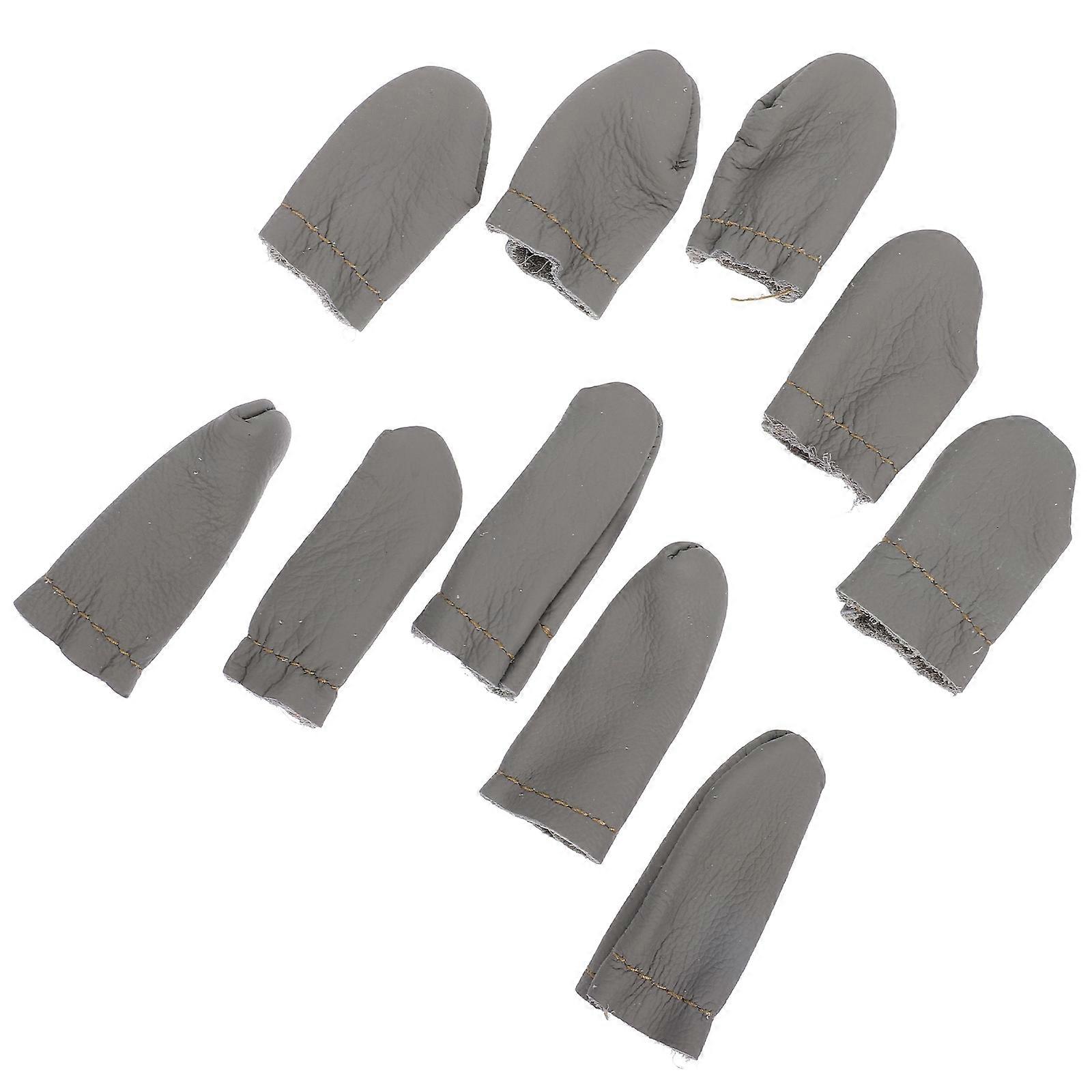 Thimble Finger Protector 50 Pcs For Crafting DIY Projects In Dark Grey With Simple Design For Sewing Protection
