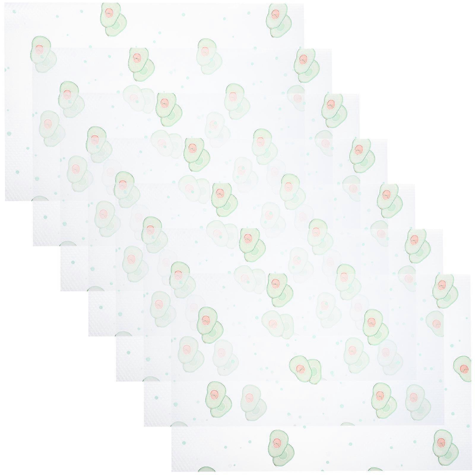 Washable Fridge Liners 8 Pcs Rectangle Drawer Table Mats Ideal For Office Use Organization