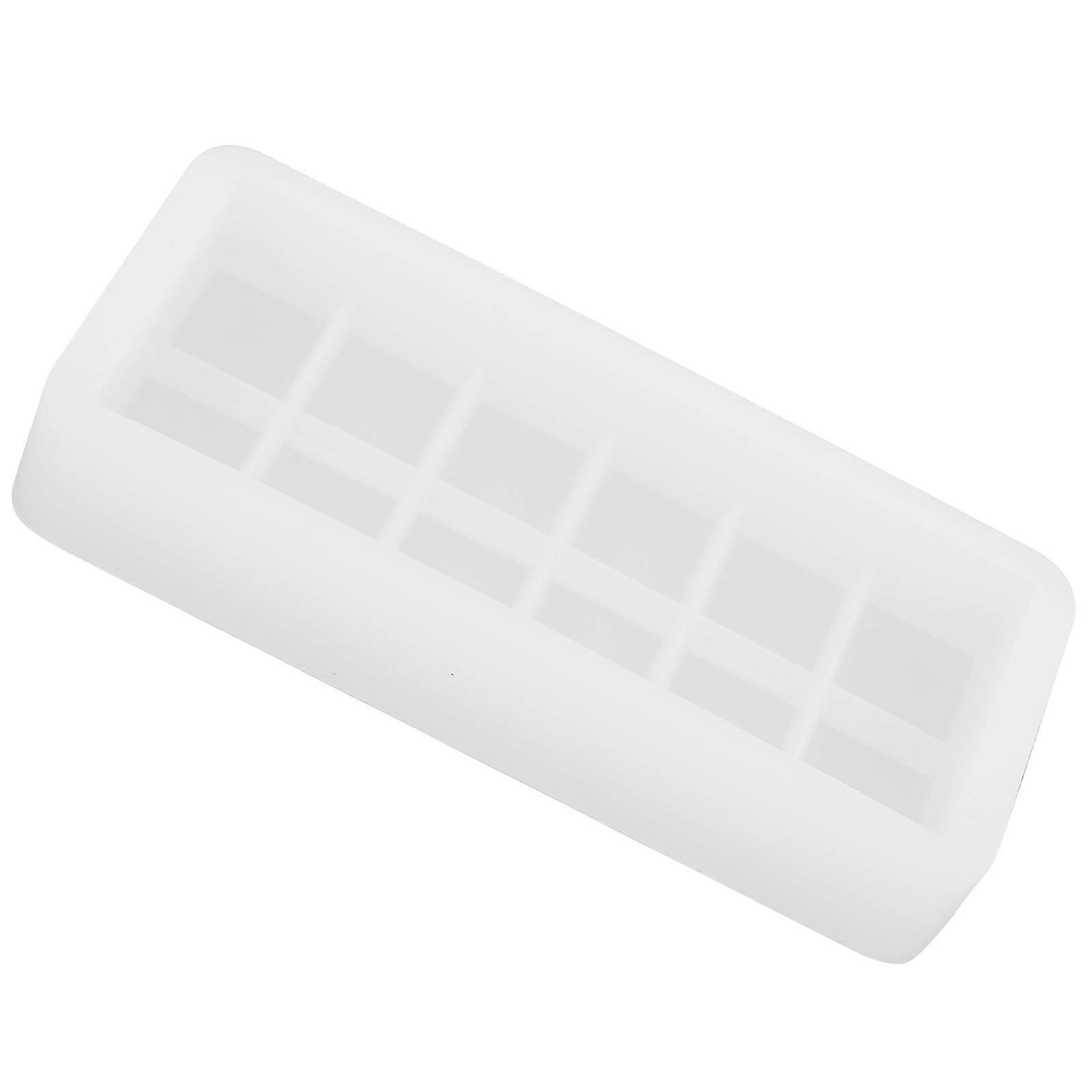 DIY Baking Silicone Chocolate Mold Rectangular 4Pcs Transparent Set