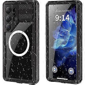 25-26 For Samsung Galaxy S25 Ultra Waterproof Case with Magnetic Magsafe Charging, IP68 Waterproof Case for Samsung S25 Ultra Case Phone Cover with Sc