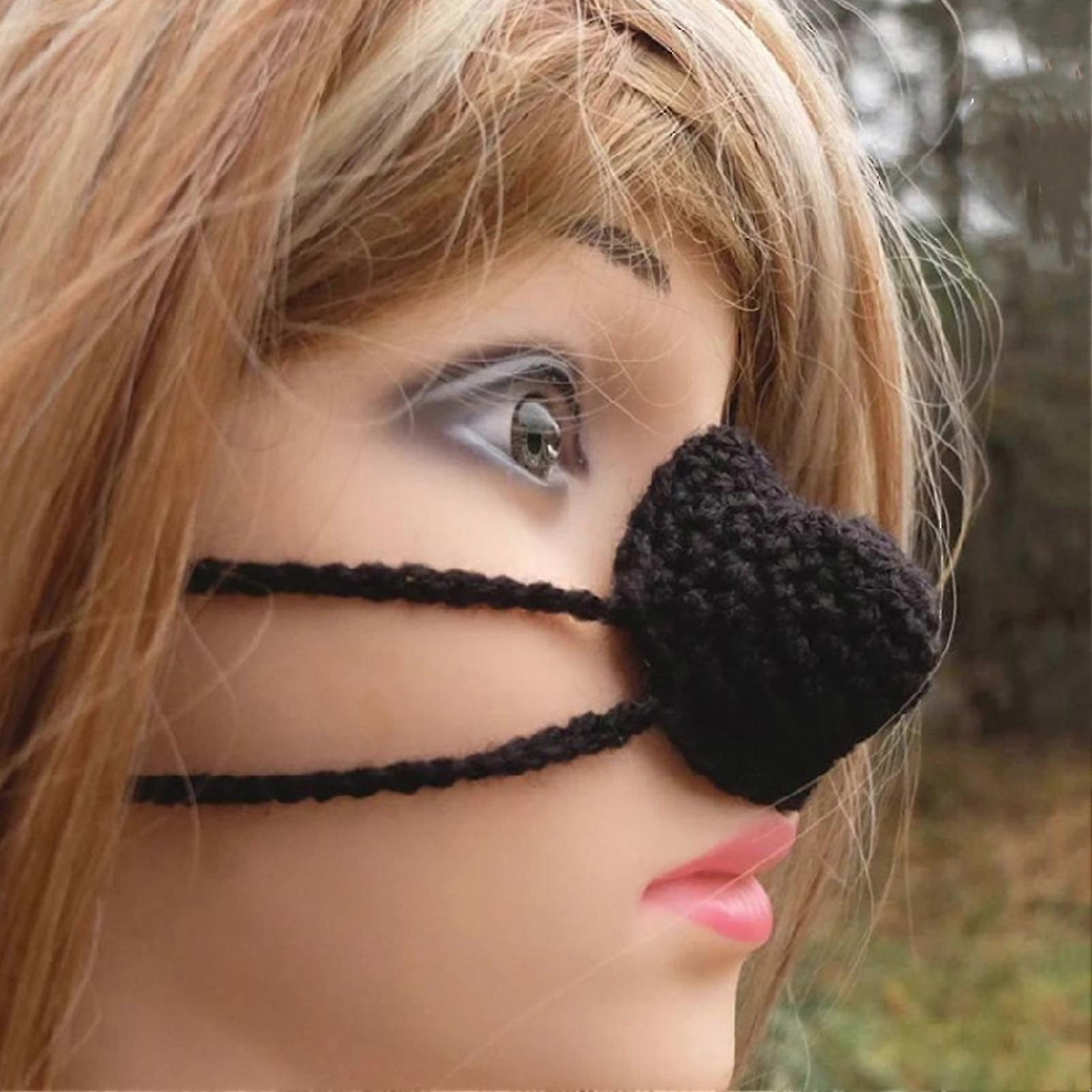 Handmades Woolen Nose Protector Windproof Soft Nose Protector for Cold Weather