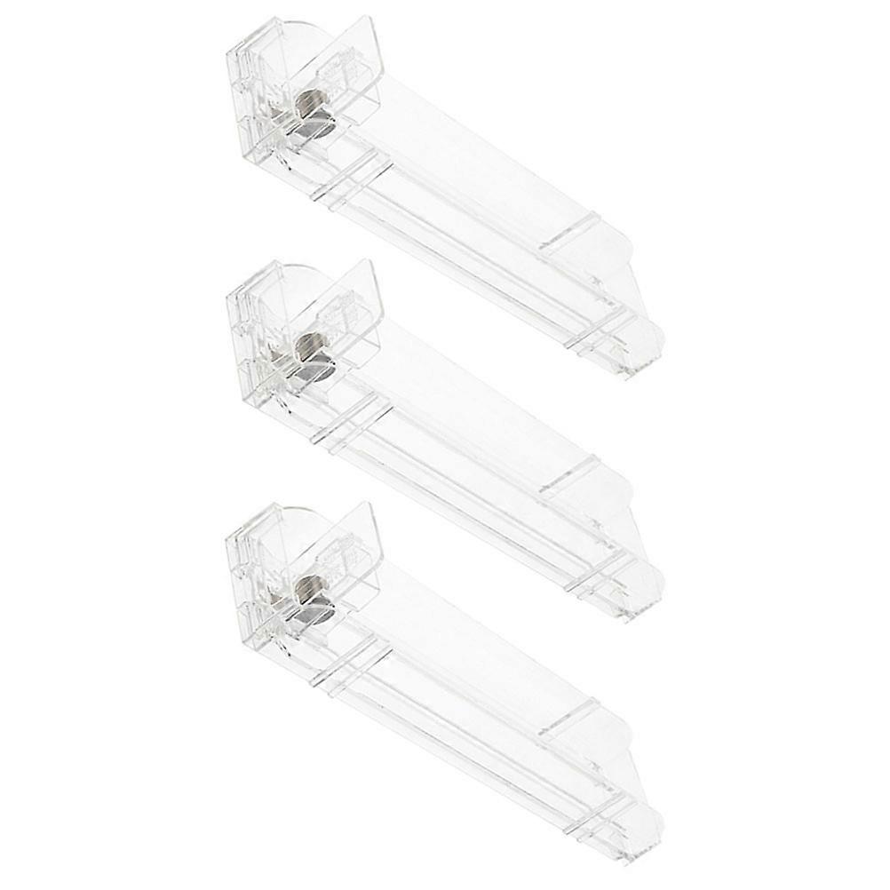 Auto-Push Display Stand Plastic Rack 12Pcs Transparent Holder