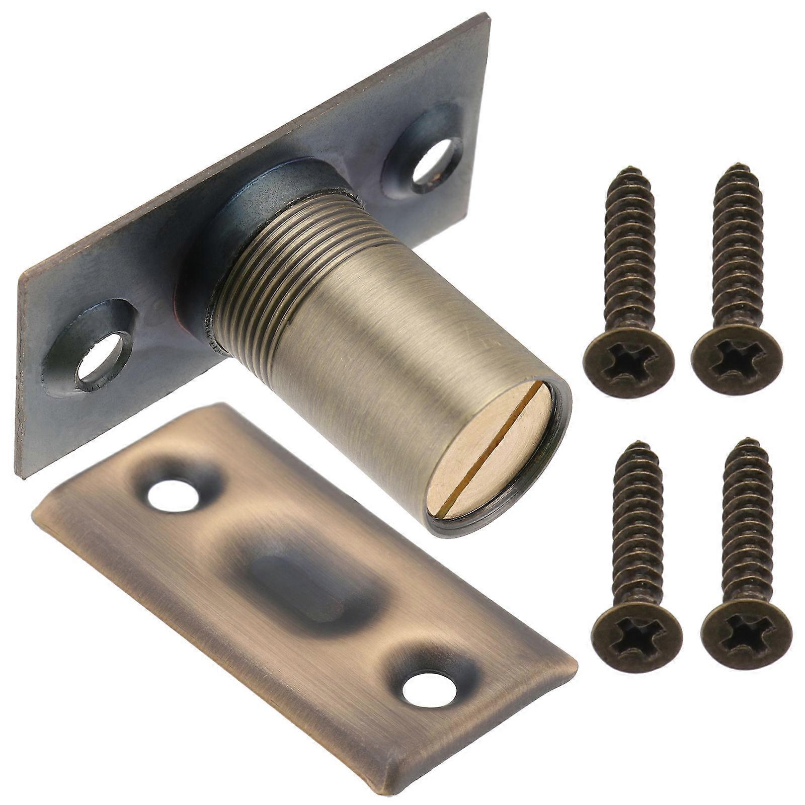 Cabinet Door Touch Beads Locking System Beads Green Bronze 1 Set for Home Improvement