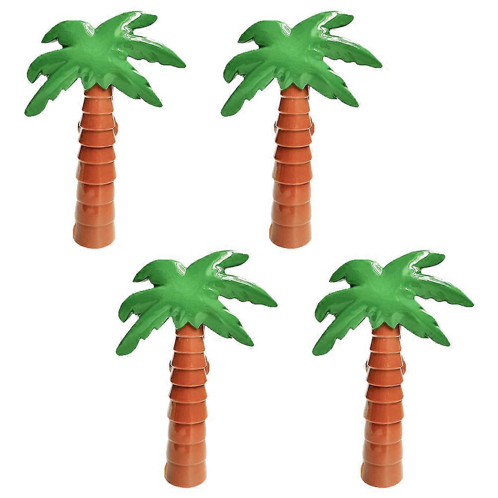Coconut Tree Towel Holders 12 Pcs Beach Clips For Holiday Pool Fix Towels Chairs Multi Color Strong
