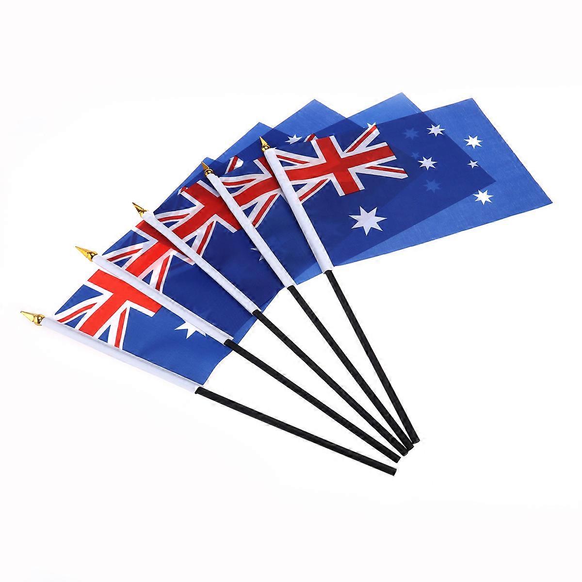 10Pcs Australia Hand Waving Flag for Celebration