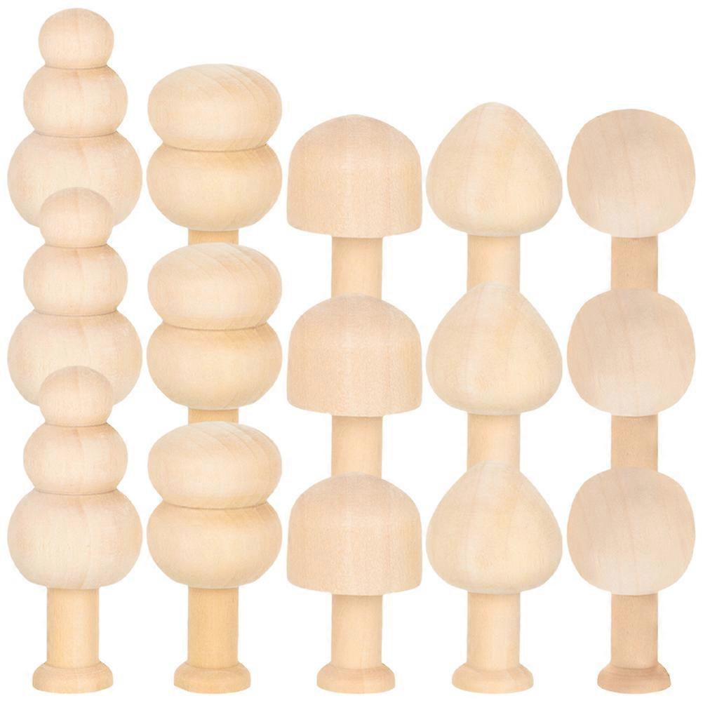 DIY Wood Trees Ornaments 30 Pcs Mini Wooden Trees For Graffiti And Decorating Ideal For Family And Friends