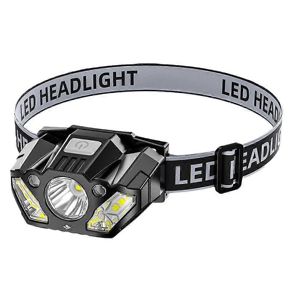 LED Head Torch, Super Bright Headlamp with White Light, Lightweight and Adjustable Headlight, Headlight IPX5 Waterproof for