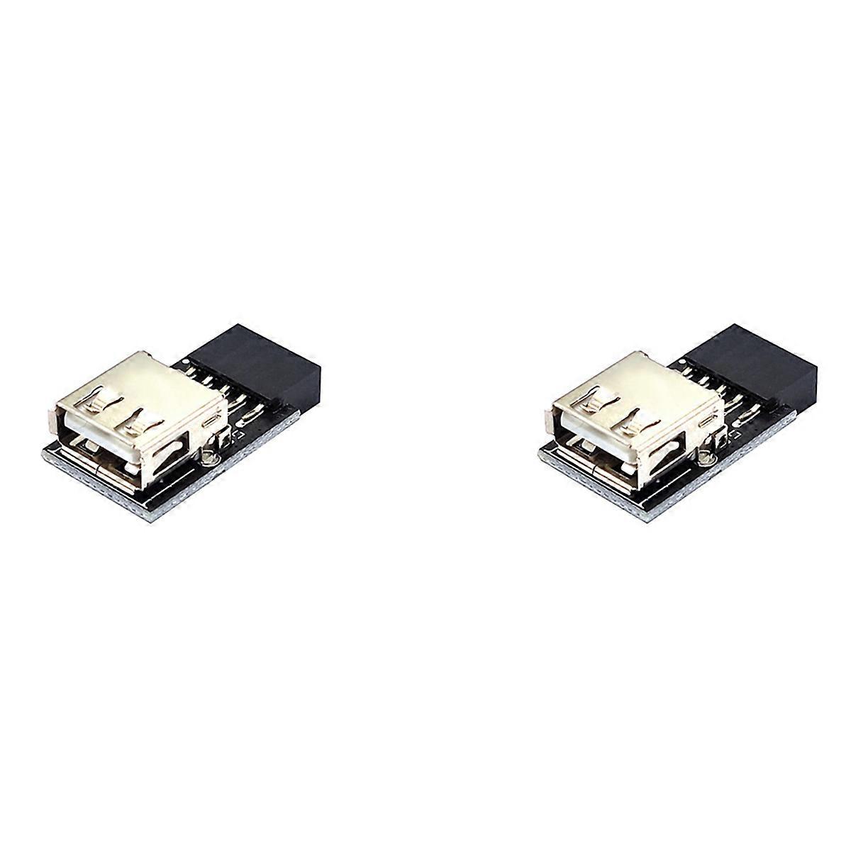 9Pin to 1 Port USB Adapter Connector PC Internal Motherboard