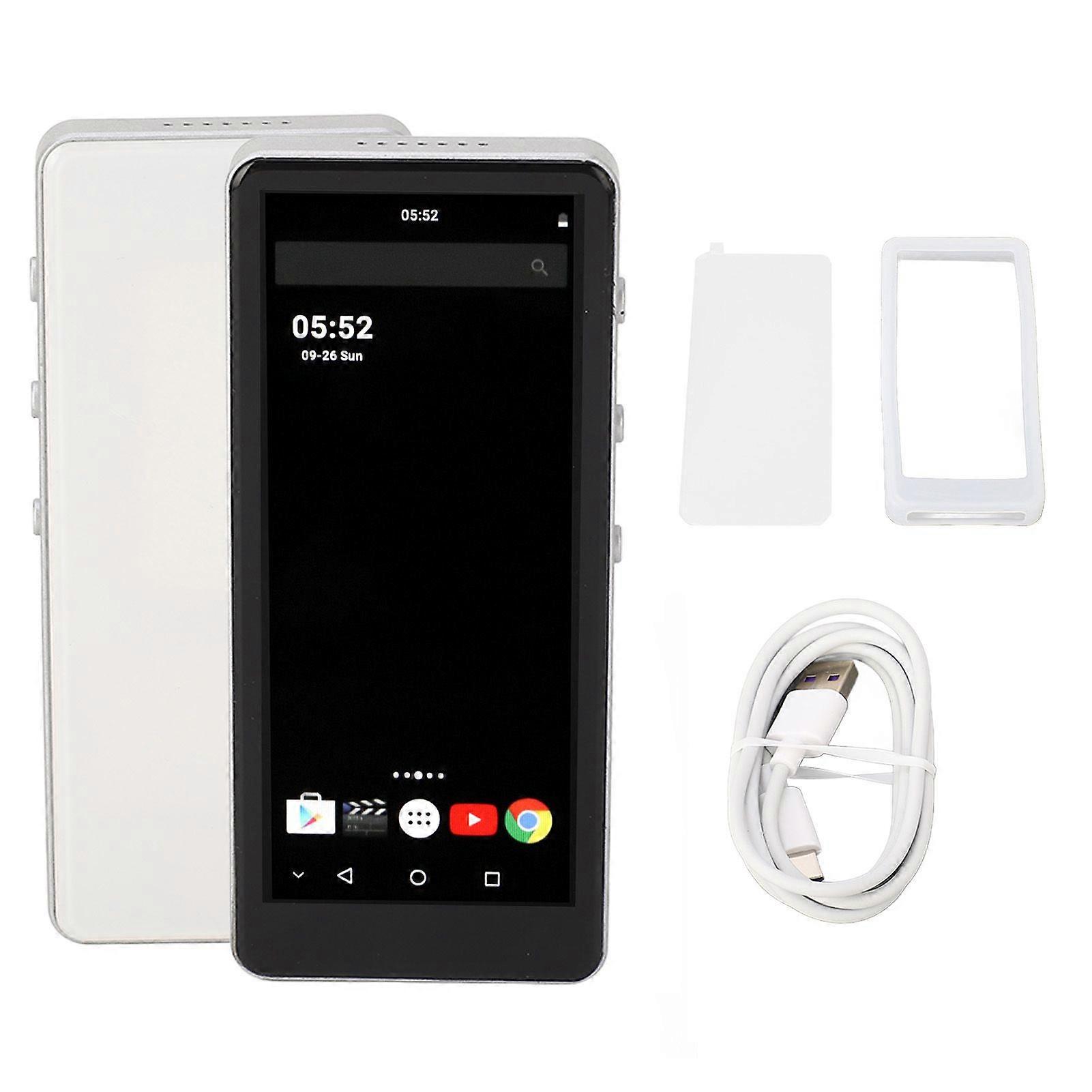 Lettore MP4 da 4,0 pollici con Bluetooth e WiFi per Android 2050mAh Lettore musicale portatile Full Touch Screen con altoparlante Sky Color