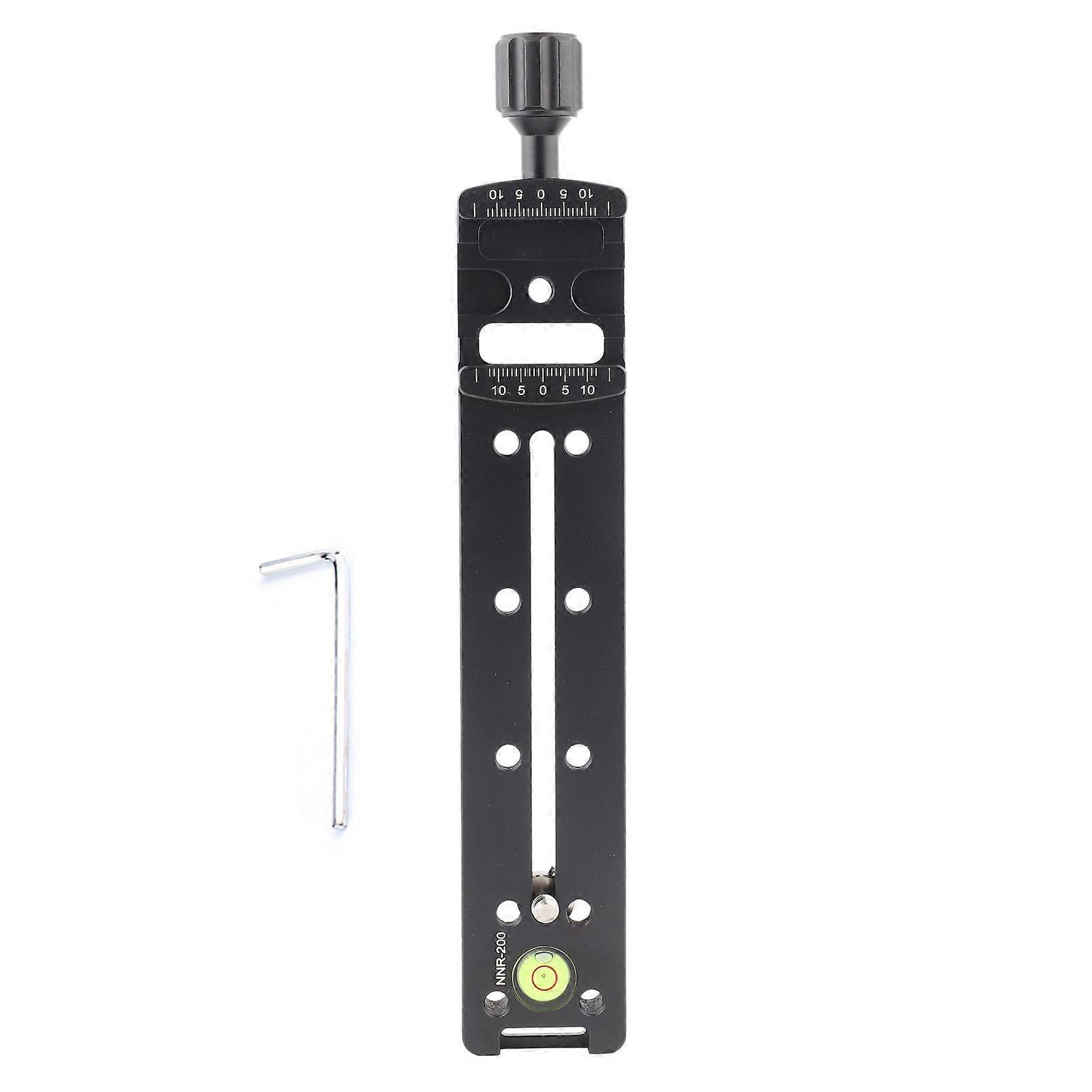 200mm Rail Nodal Slide Plate Quick Release Clamp For Camera Macro Photography