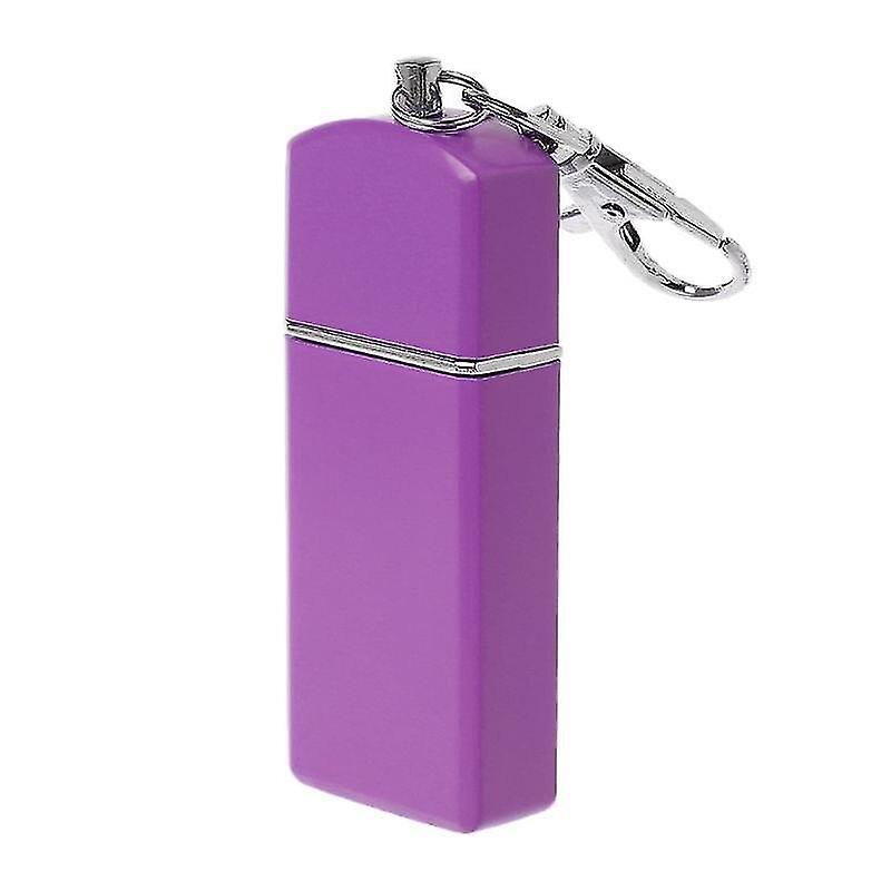 Ashtrays Portable Mini Pocket Ashtray Windproof Cases Key Chain Outdoor Smoking Accessory