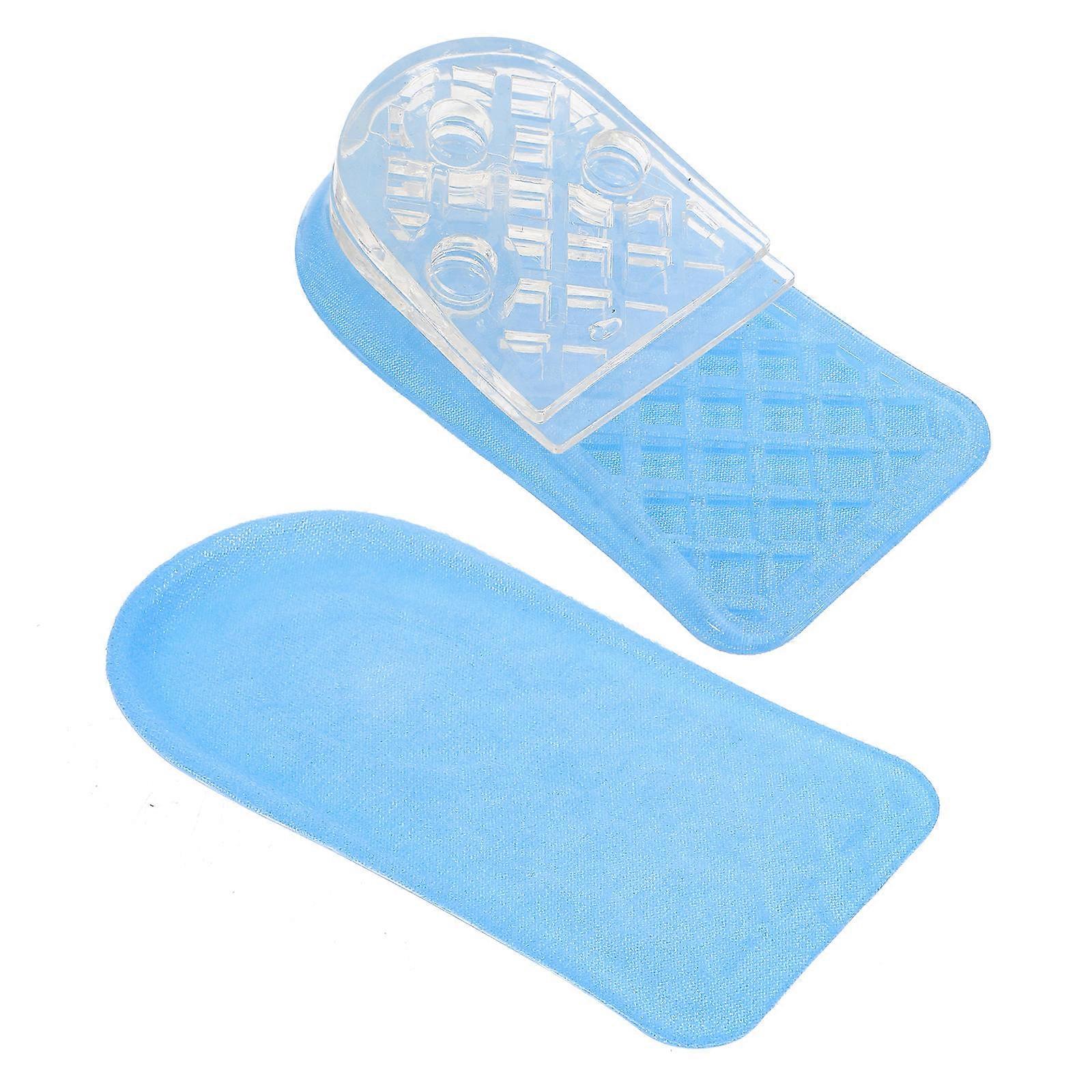 Clear Height Increase Insole Heel Lift Inserts for Adjusting Height 2Pcs