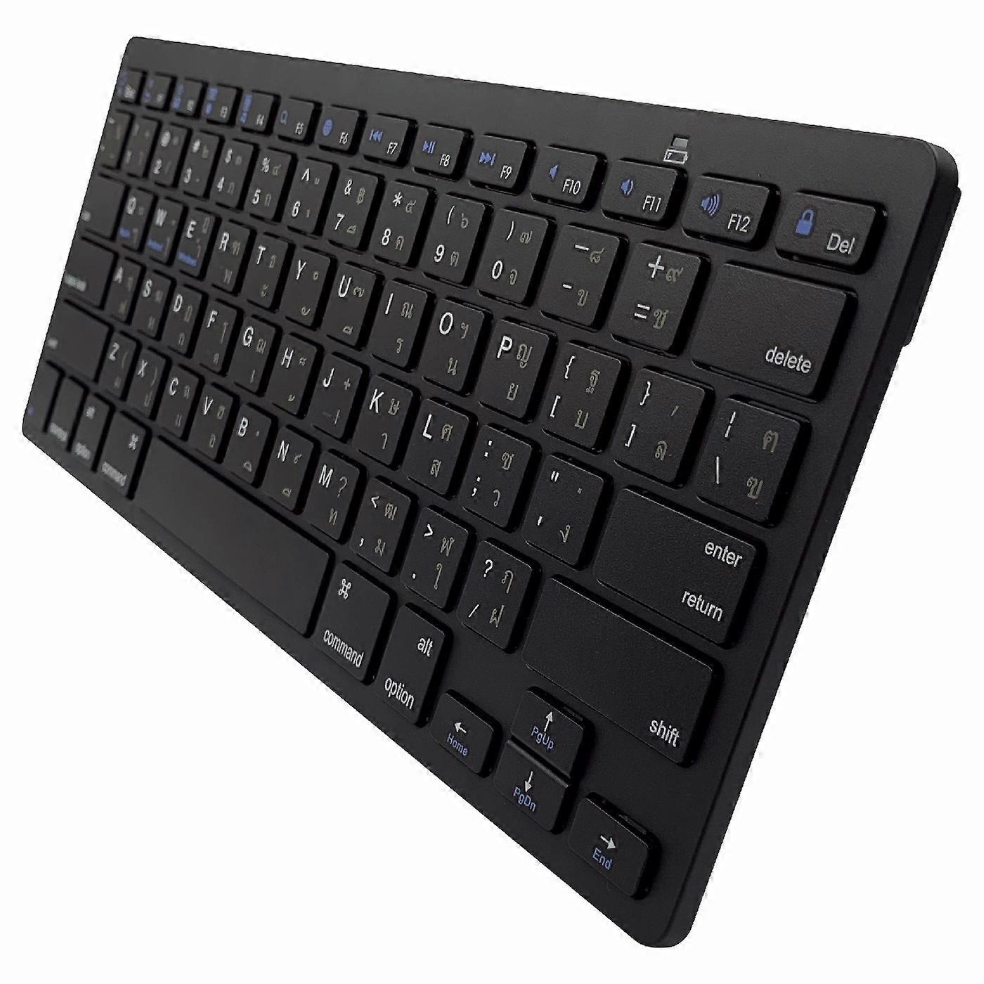 [Version thaïlandaise] X5 Noiseless 78-Key Ultra Thin Wireless compatible Bluetooth pour iPad iPhone