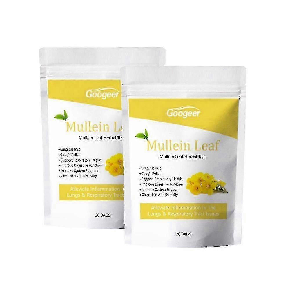 Kungsljusbladstepåsar - Örtte för lungrengöring, andningshoste