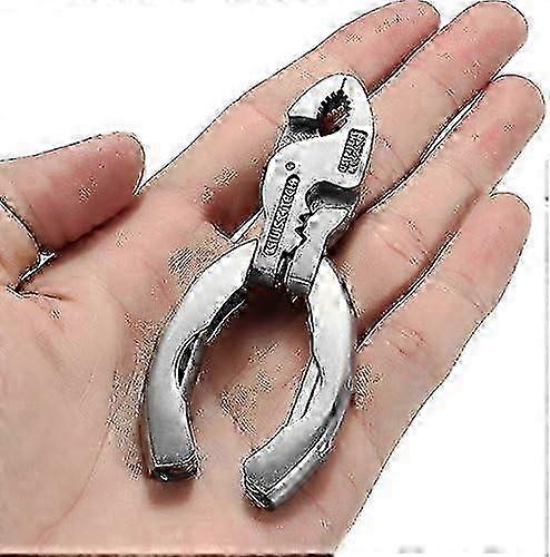 9-in-1 Compact Multitool Keychain with Screwdriver and Pocket Tools