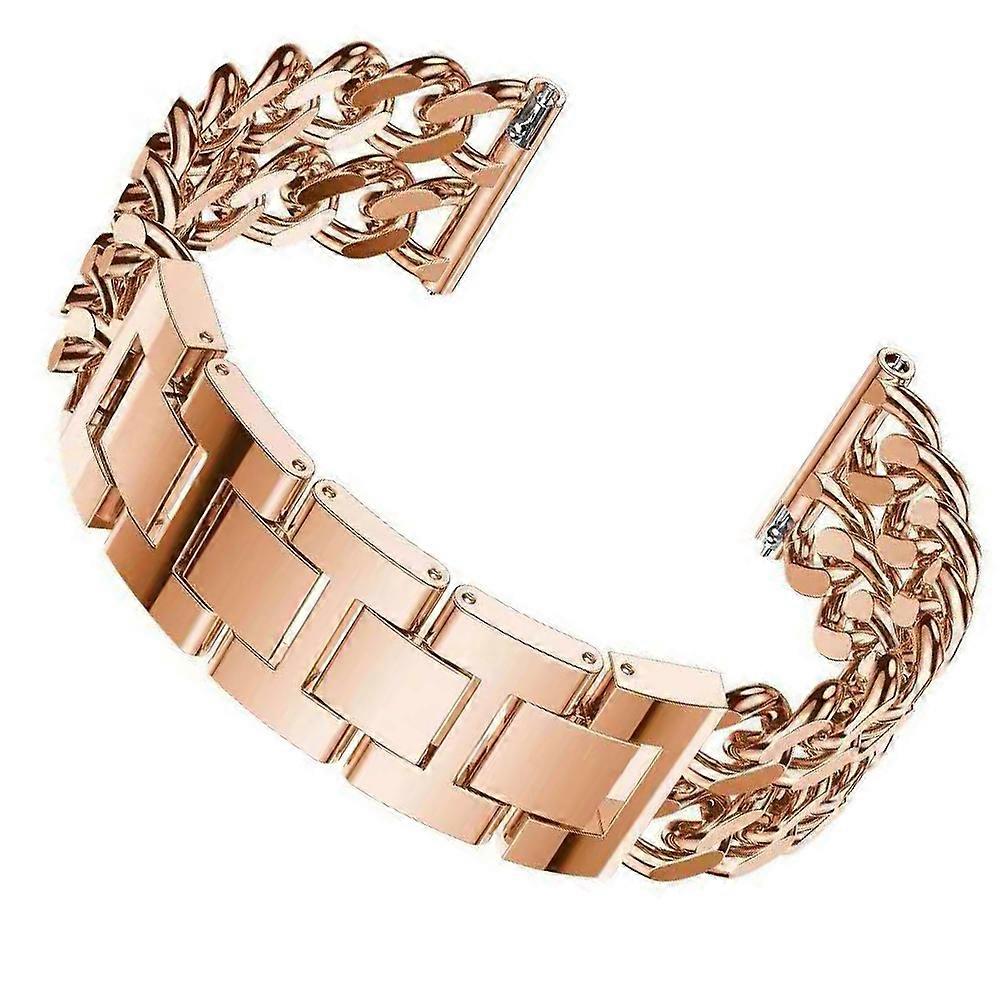 Rose Gold Watch Band for Smart Watch 4Pcs Replaceable Metal Straps