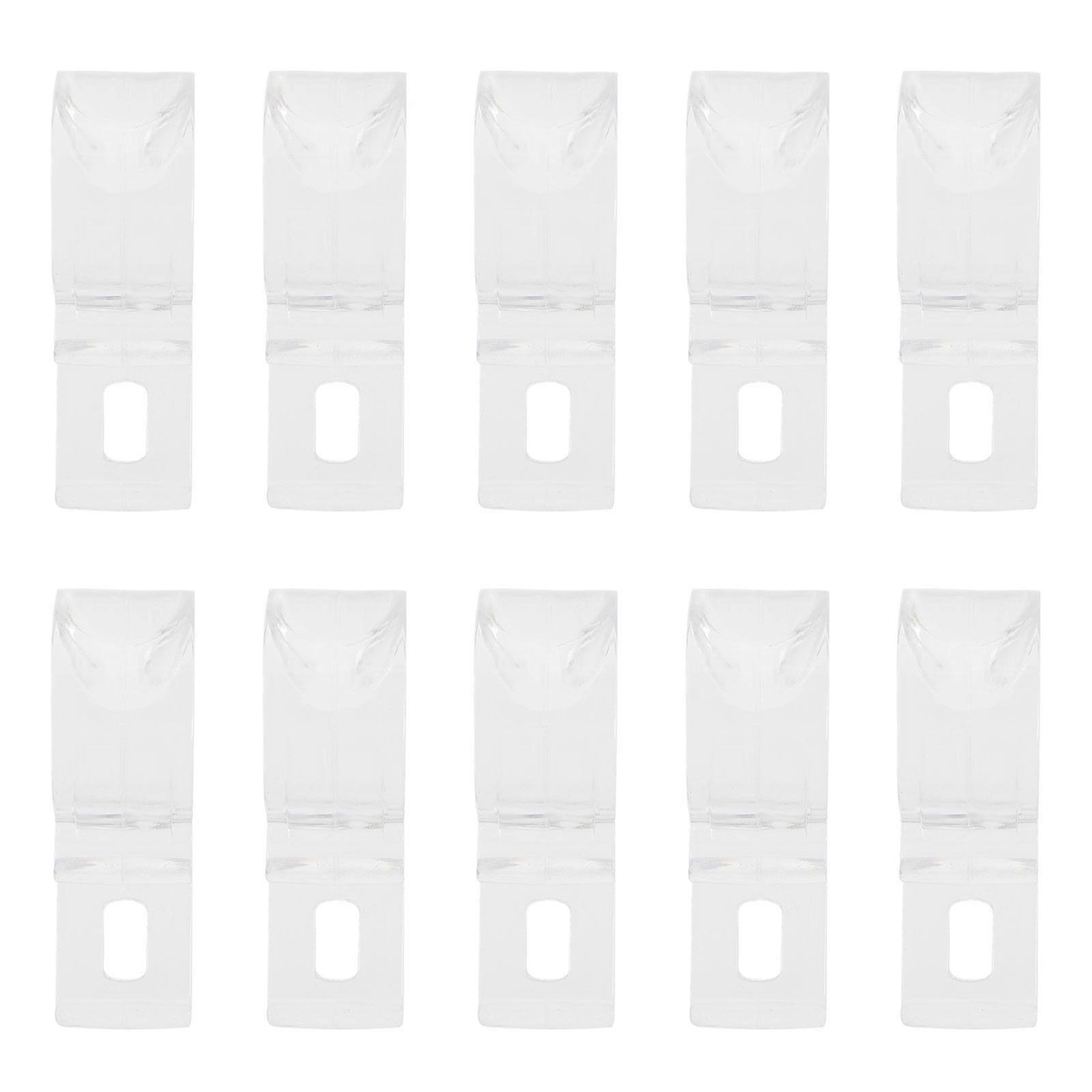 10Pcs Blinds Chains Fixation Clips Ideal For Daily Use Crafted From POM Supporting Blinds Safety And Curtains With Chains Control Devices