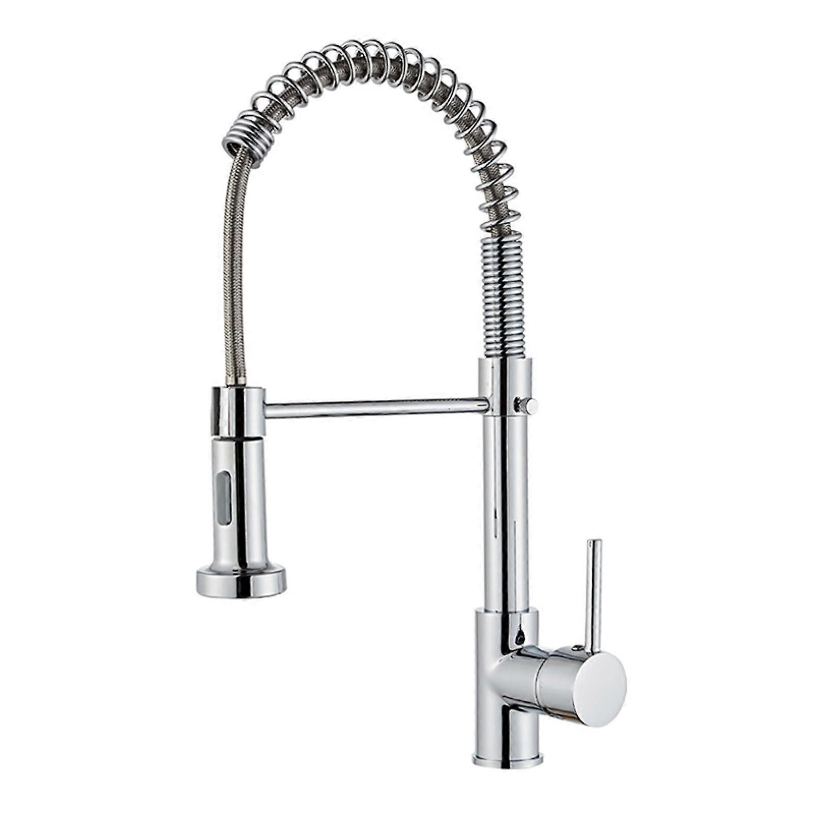 Brass Kitchen Faucet Water Purifier HotCold Mixer Tap PullOut Sink Faucet Three Outlet Modes Color A