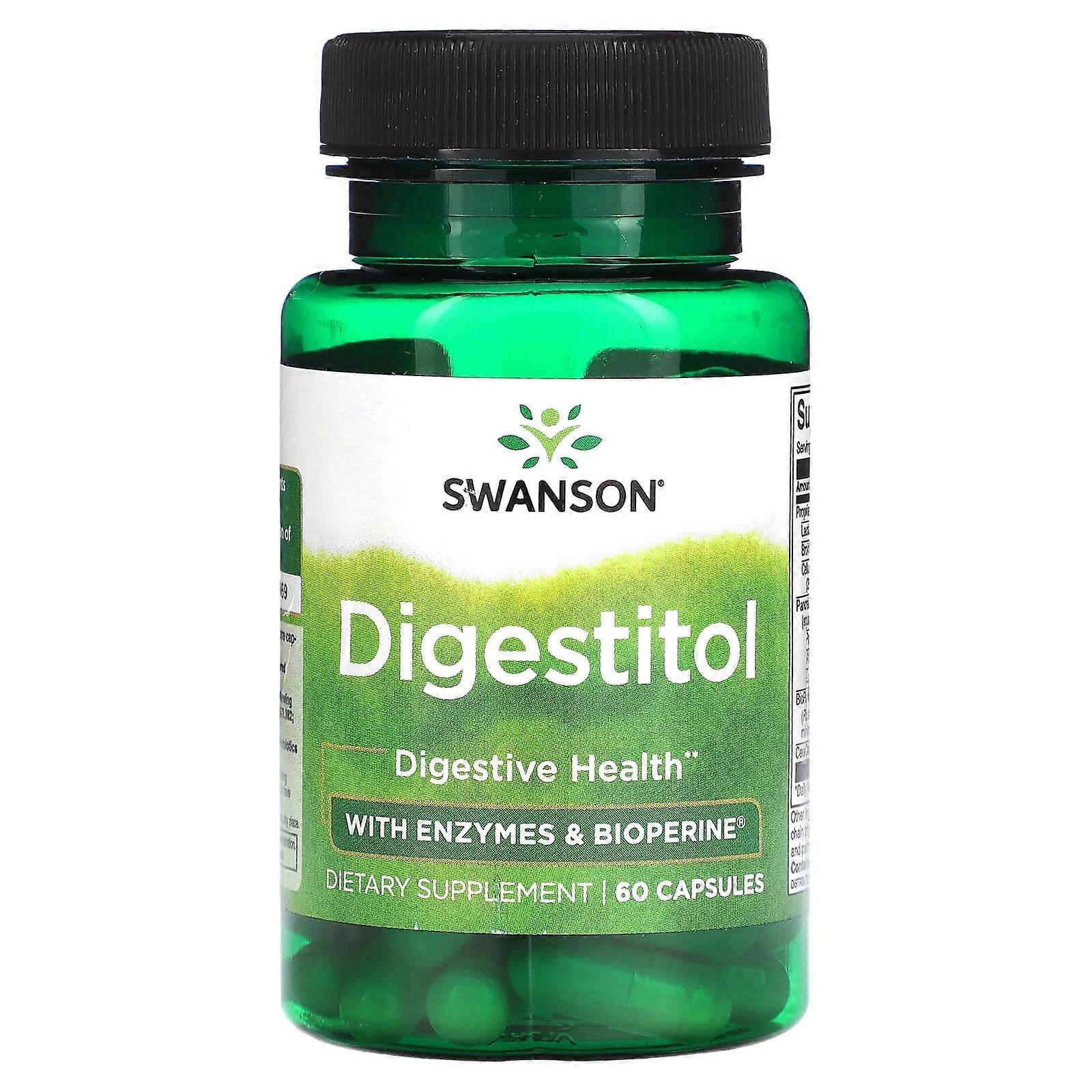 Digestitol with Enzymes & Bioperine, 60 Capsules