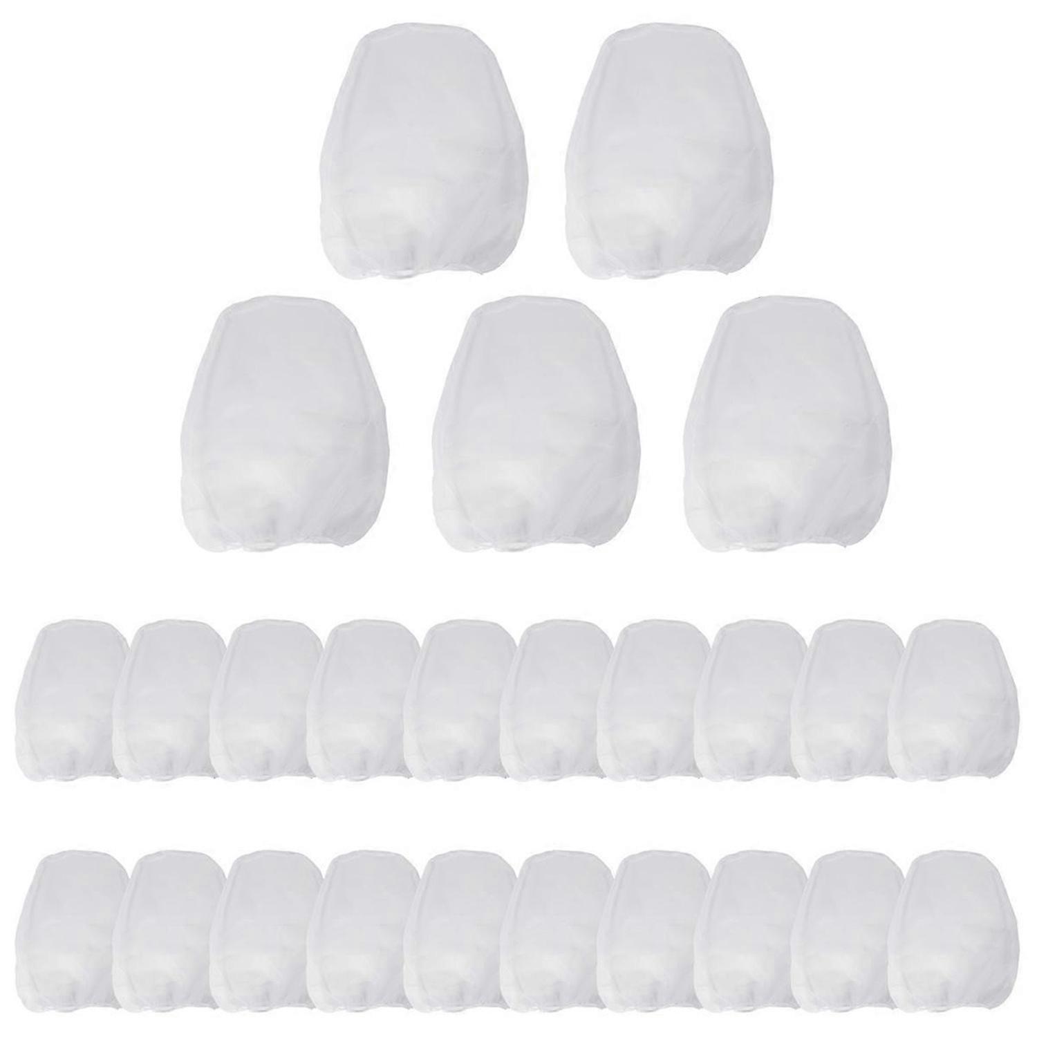 25 Pcs 5 Gallon Elastic Top Paint Strainer Bags White Fine Mesh Bag Paint Filter Bag for Hydroponics