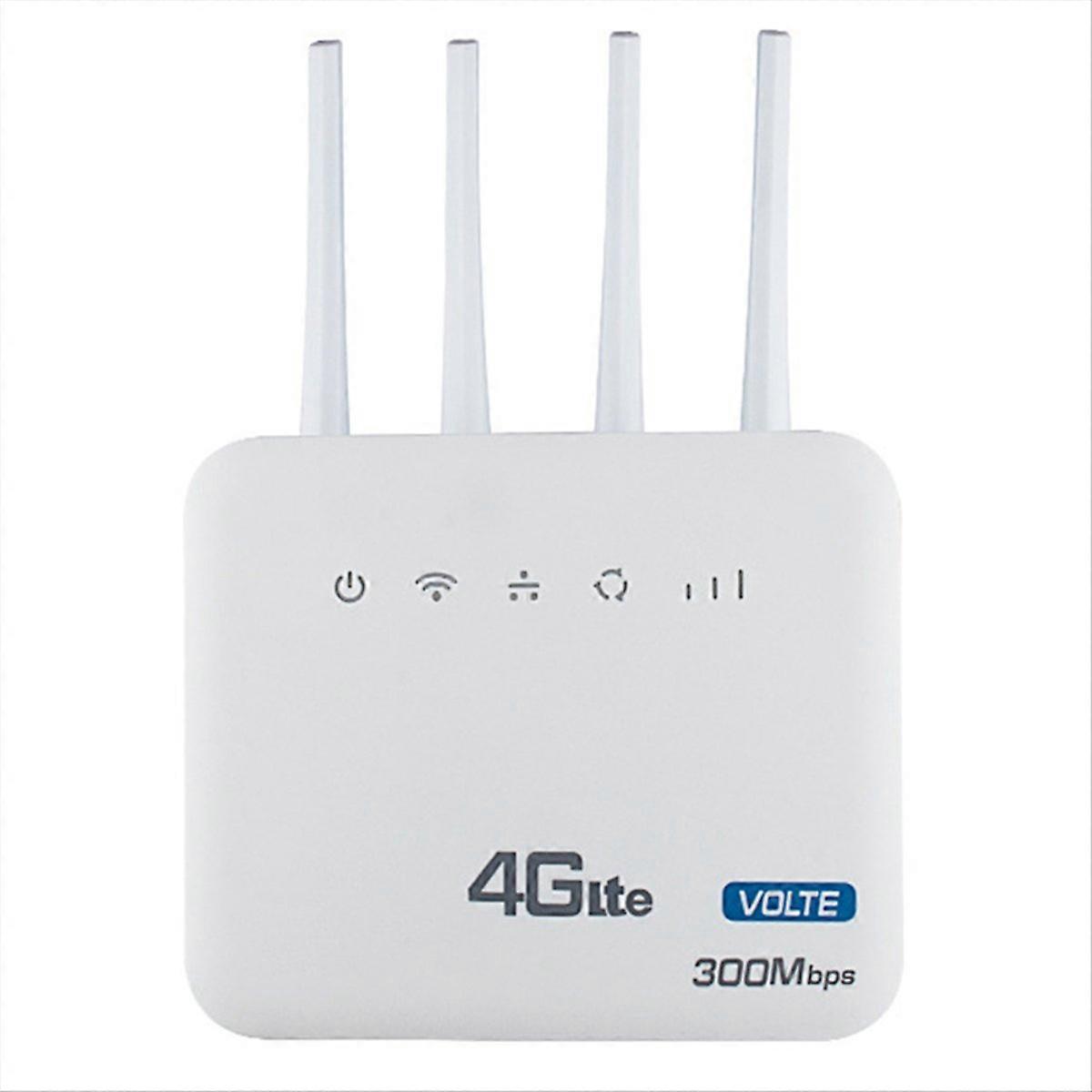 4G LTE WiFi Router WiFi 6 Modem 300Mbps for Eu Africa Asia EU PLUG