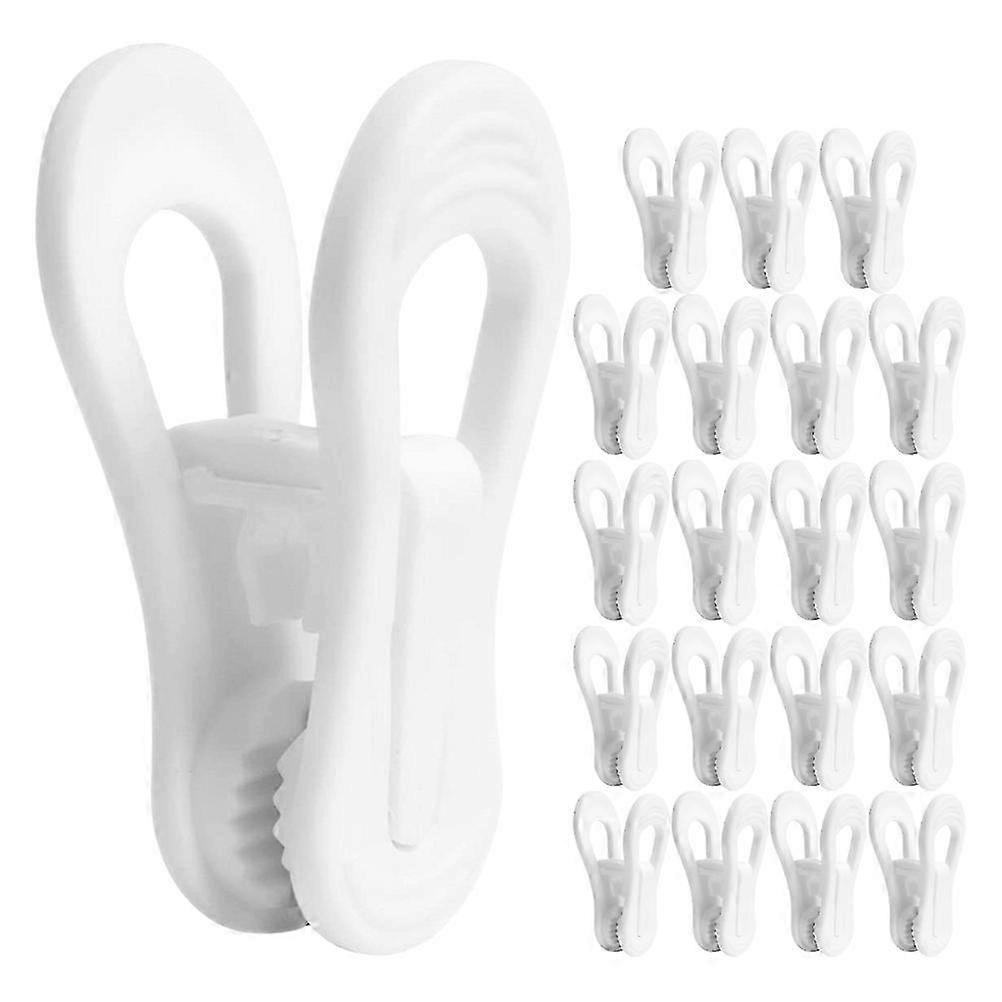 20Pcs Towel Clips Windproof Clothespins Laundry Pegs Hanger Clips for Hangers