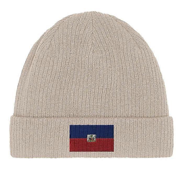 Haiti Flag Hood in Beige